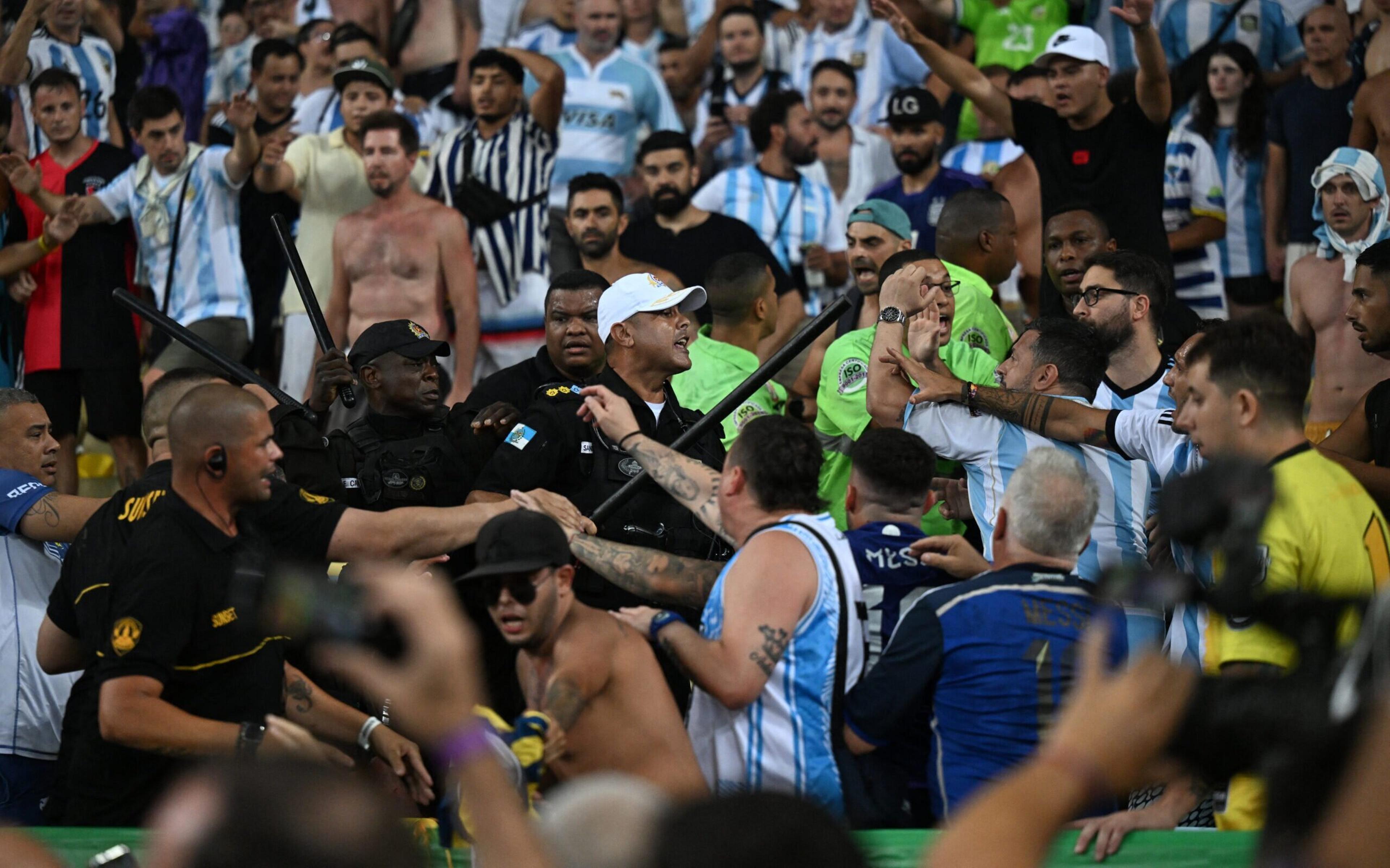 Brasil x Argentina: entenda como começou a briga entre torcedores no Maracanã