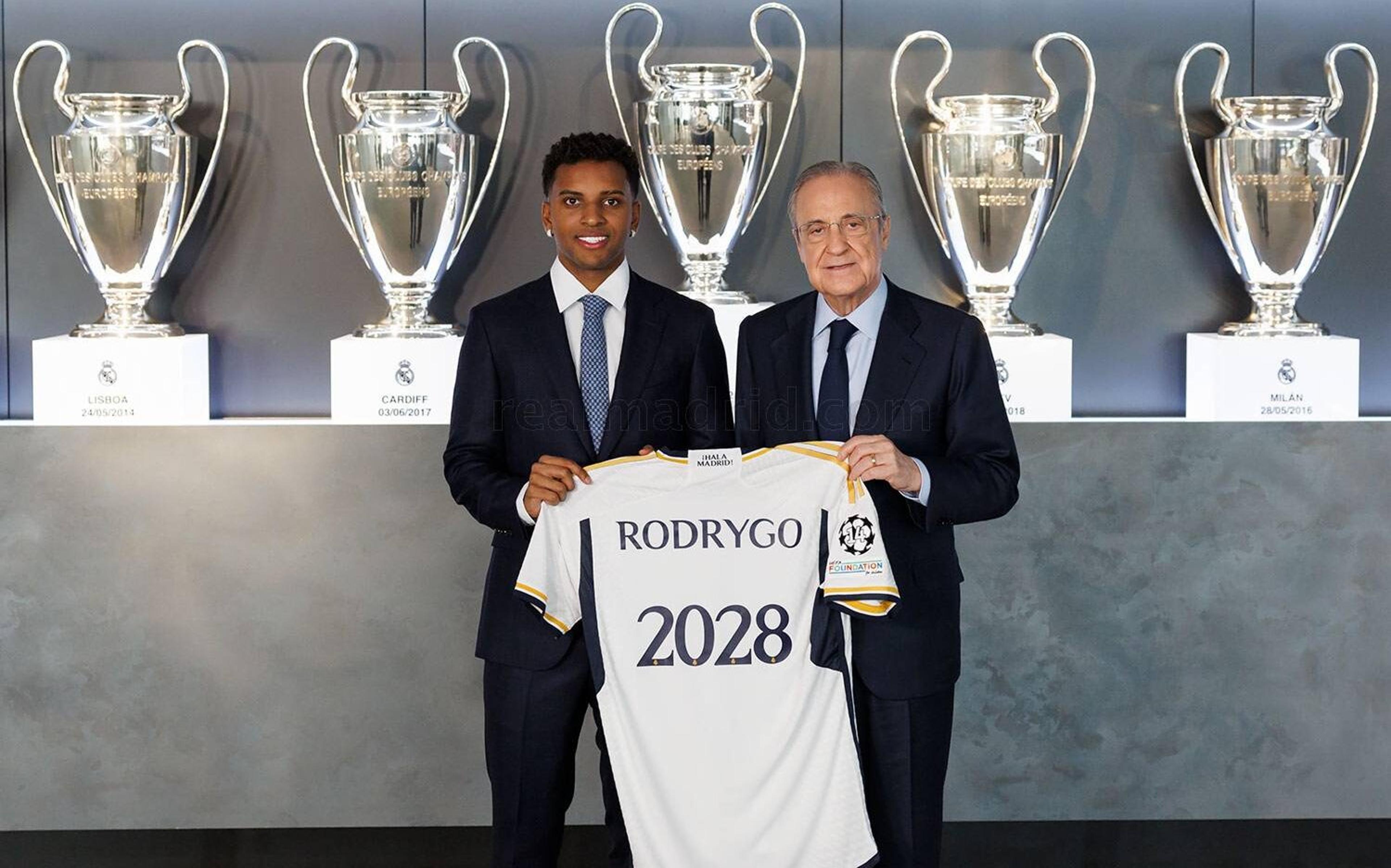 Rodrygo acerta renovação de contrato com o Real Madrid; multa tem valor exorbitante