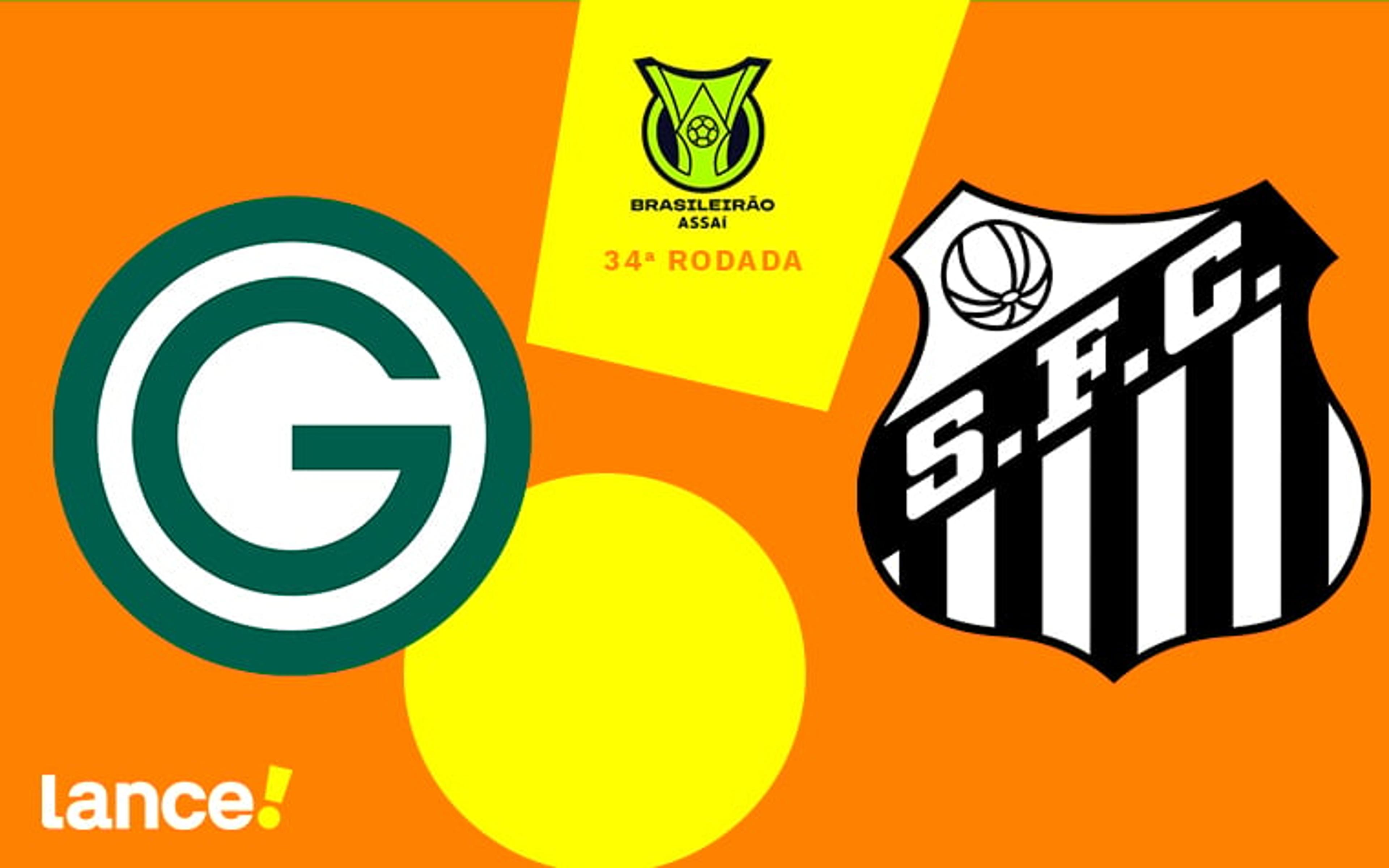 Goiás x Santos: onde assistir, horário e escalações do jogo pelo Brasileirão