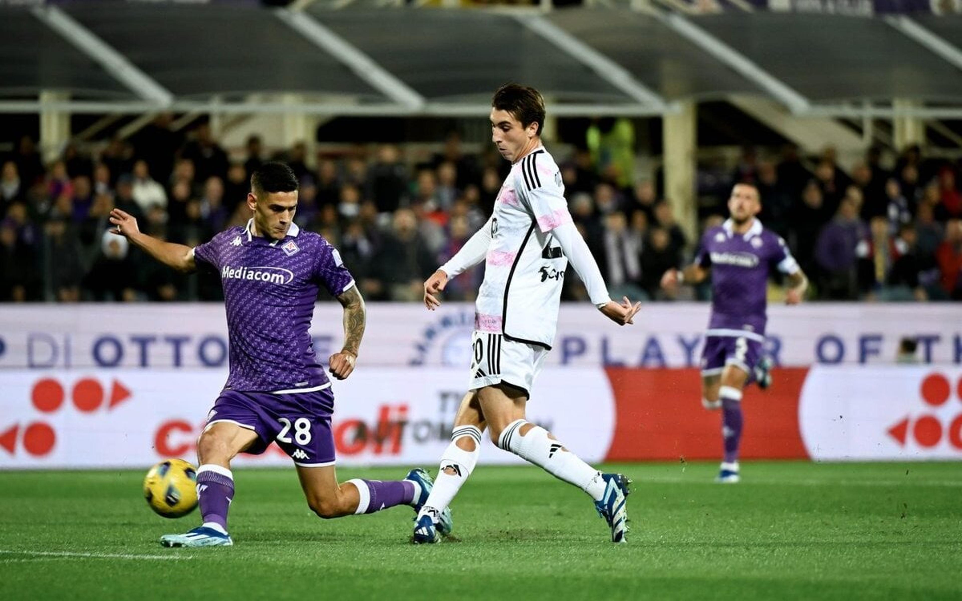 Fora de casa, Juventus bate Fiorentina pelo Campeonato Italiano