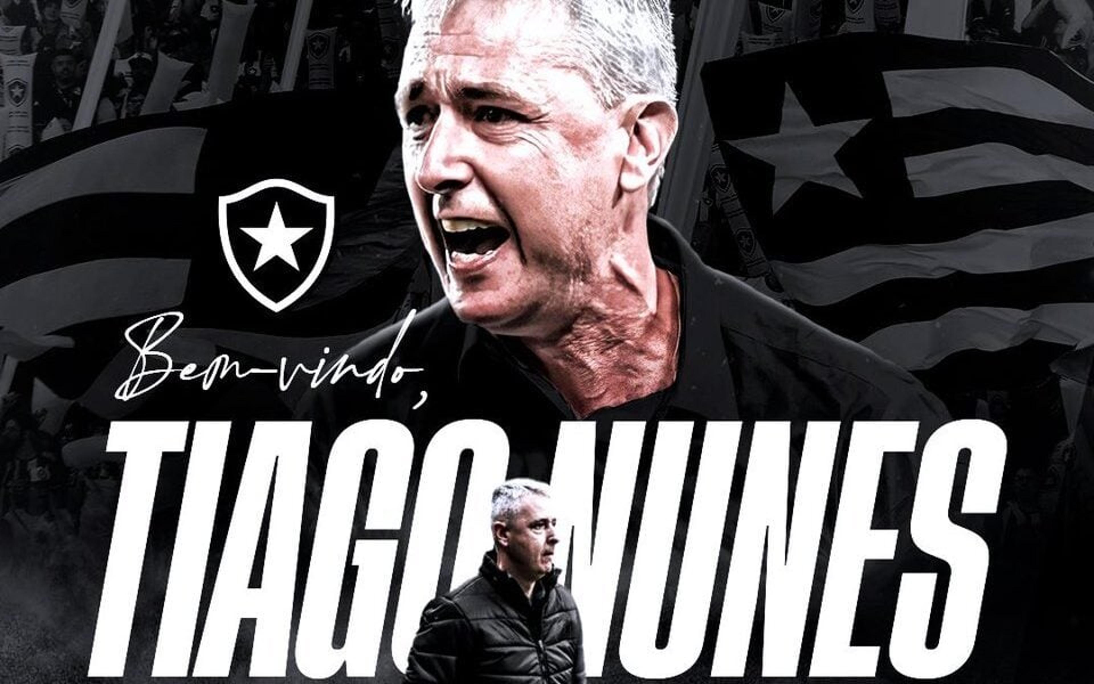 Tiago Nunes é anunciado pelo Botafogo