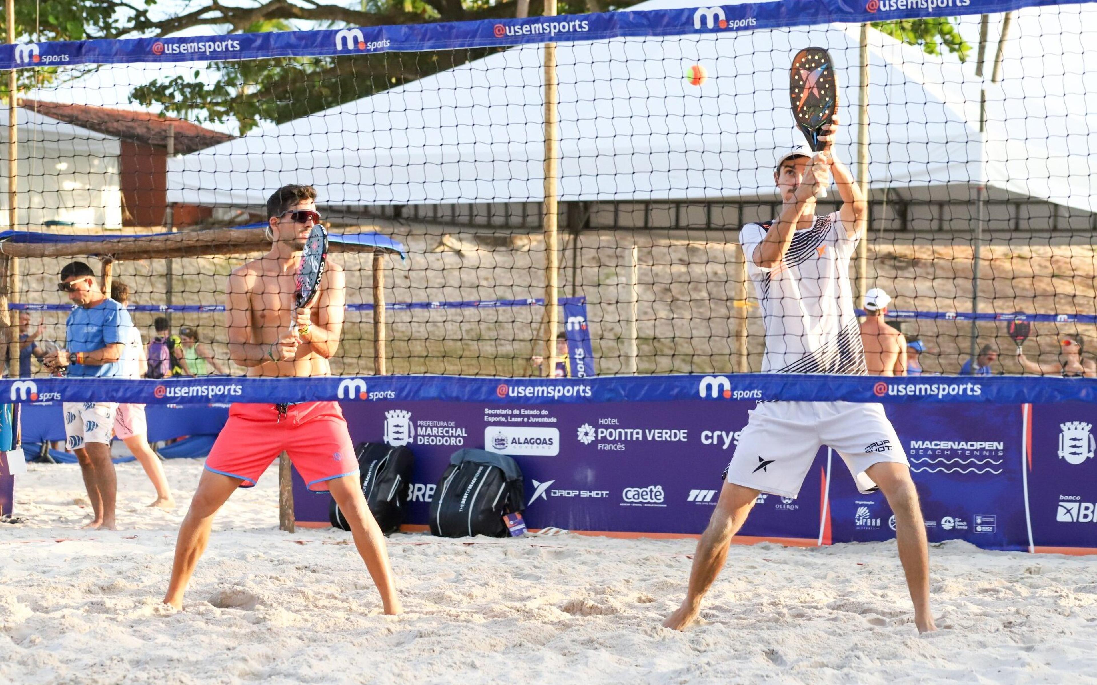 Grandes estrelas do Beach Tennis se preparam para a estreia no Macena Open nesta quinta-feira