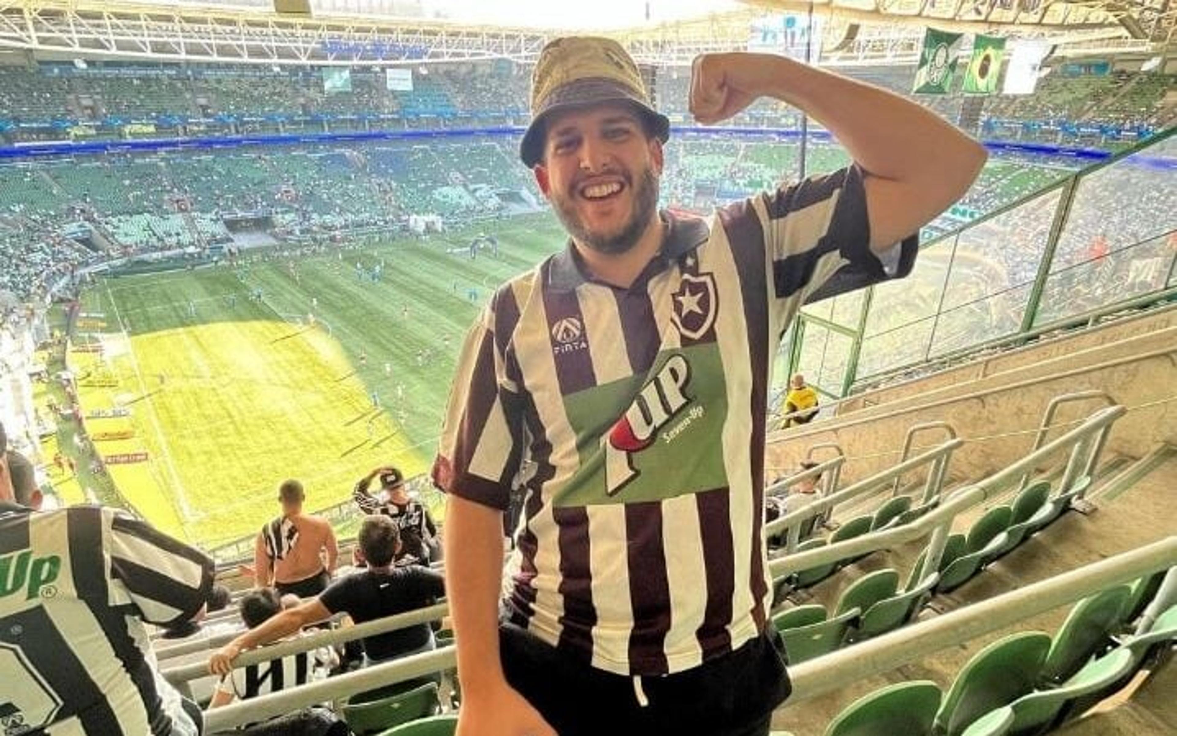 Pedro Certezas celebra 3 a 0 do Botafogo, e web não perdoa após virada do Palmeiras; veja