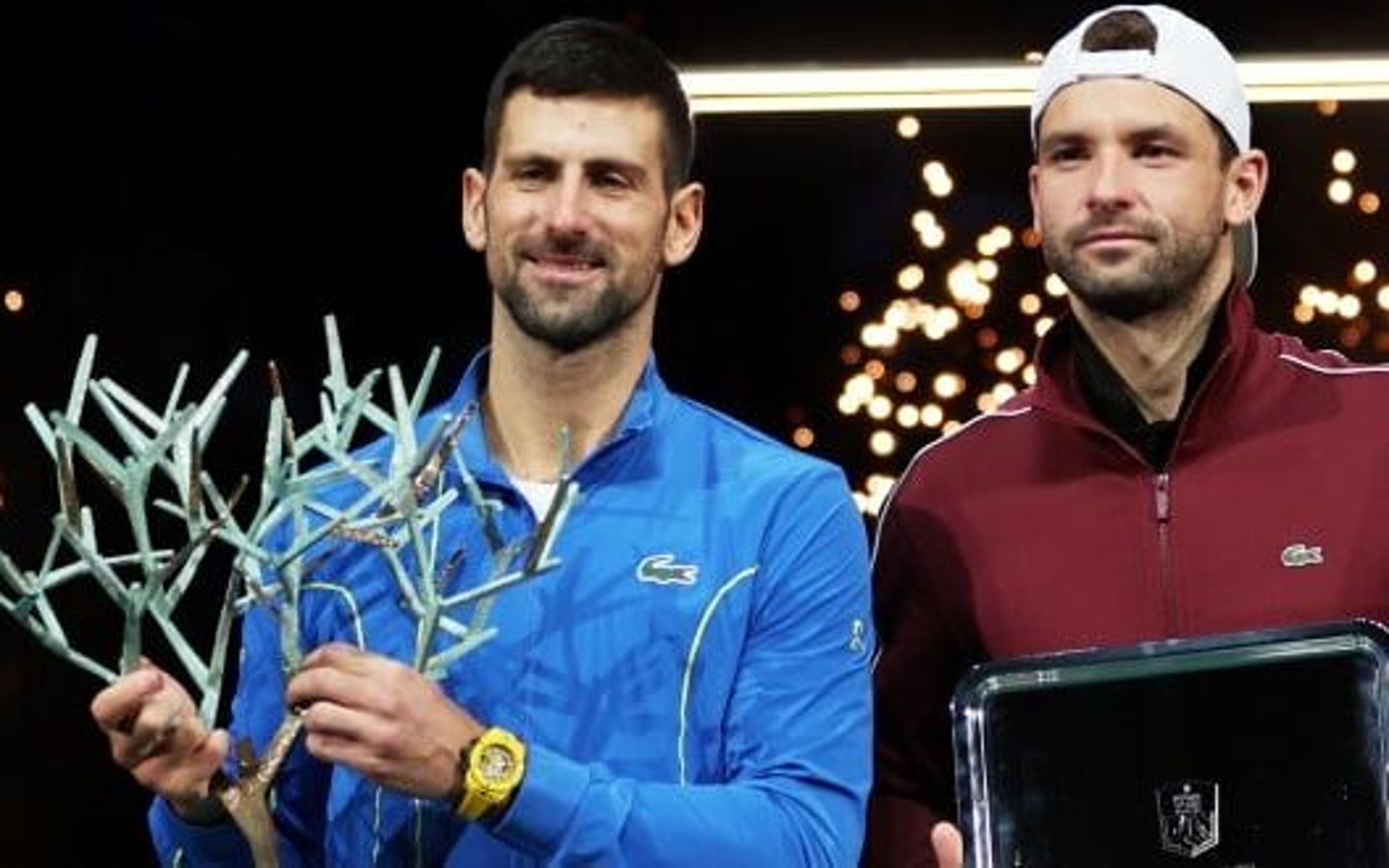 Djokovic é hepta em Paris e ergue o 40º Masters 1000