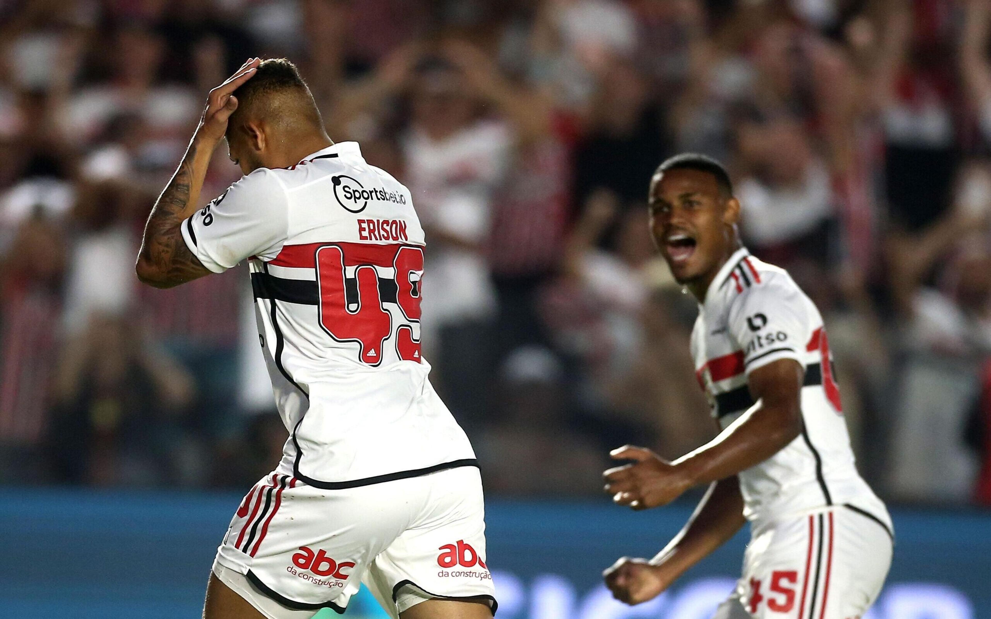 Nome da vitória do São Paulo, Erison dá declaração emocionante sobre recuperação após lesão