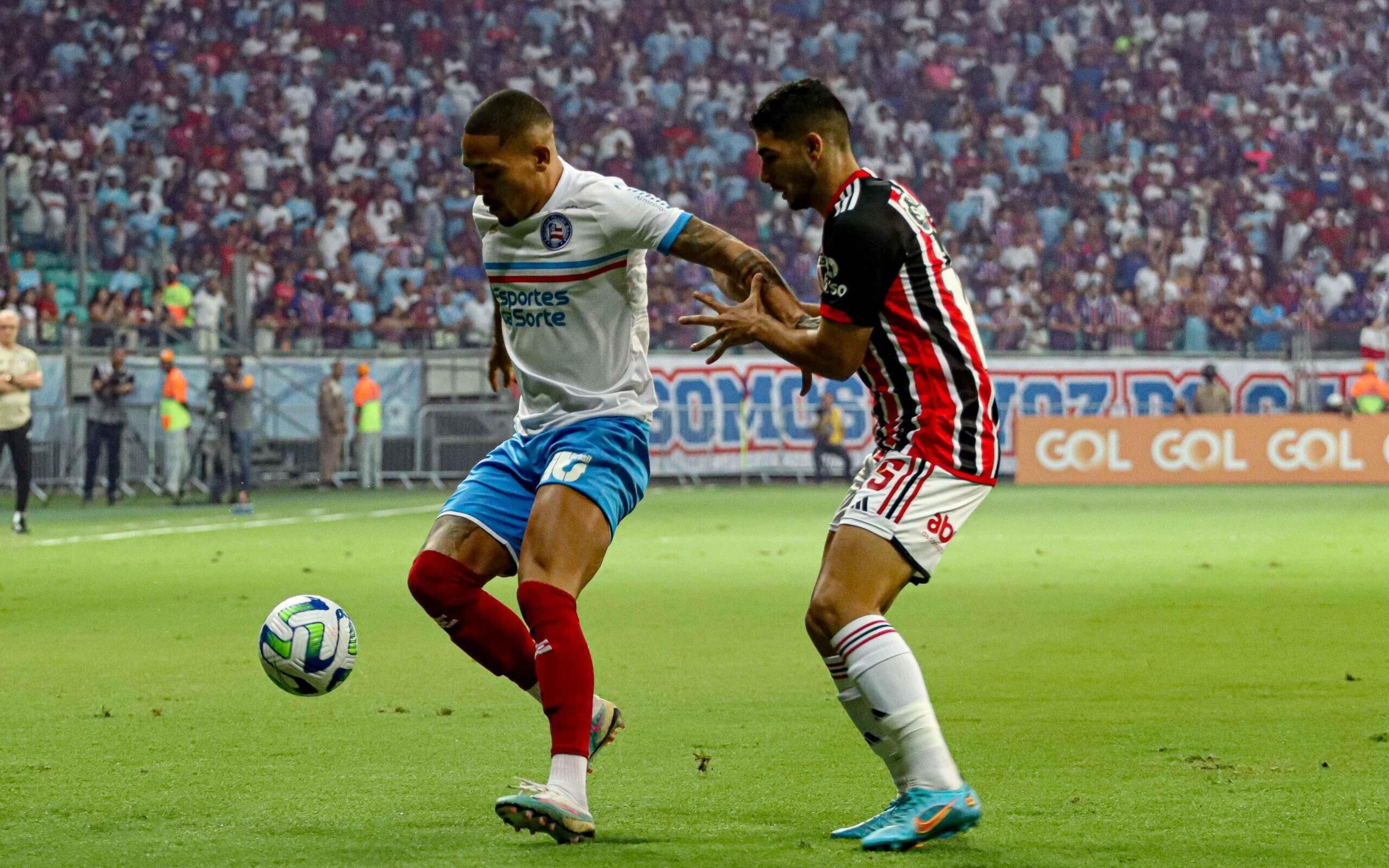 Com gol nos acréscimos, São Paulo finalmente vence fora de casa e afunda Bahia no Z4