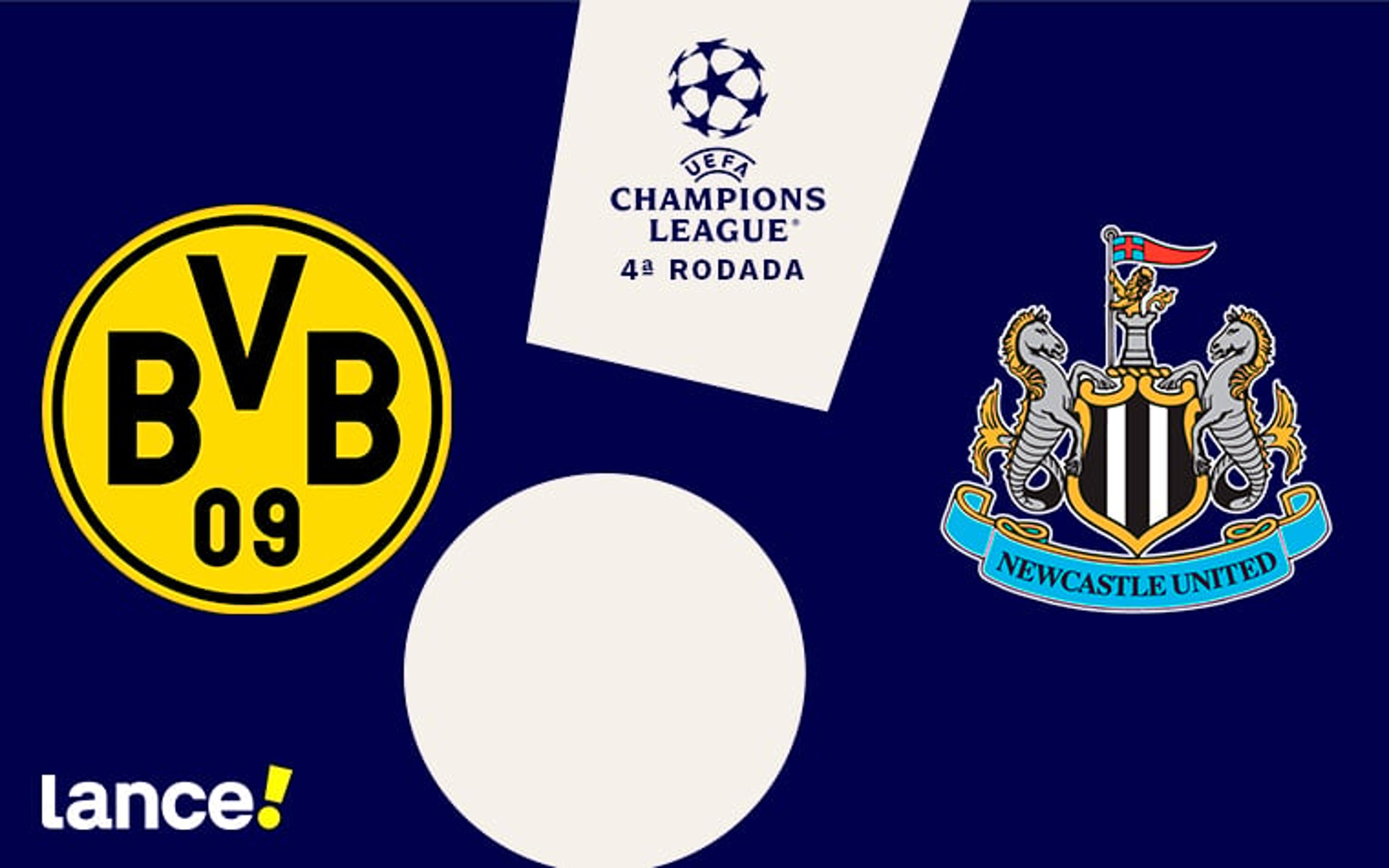 Borussia Dortmund x Newcastle: onde assistir, horário e prováveis escalações da partida pela Champions League