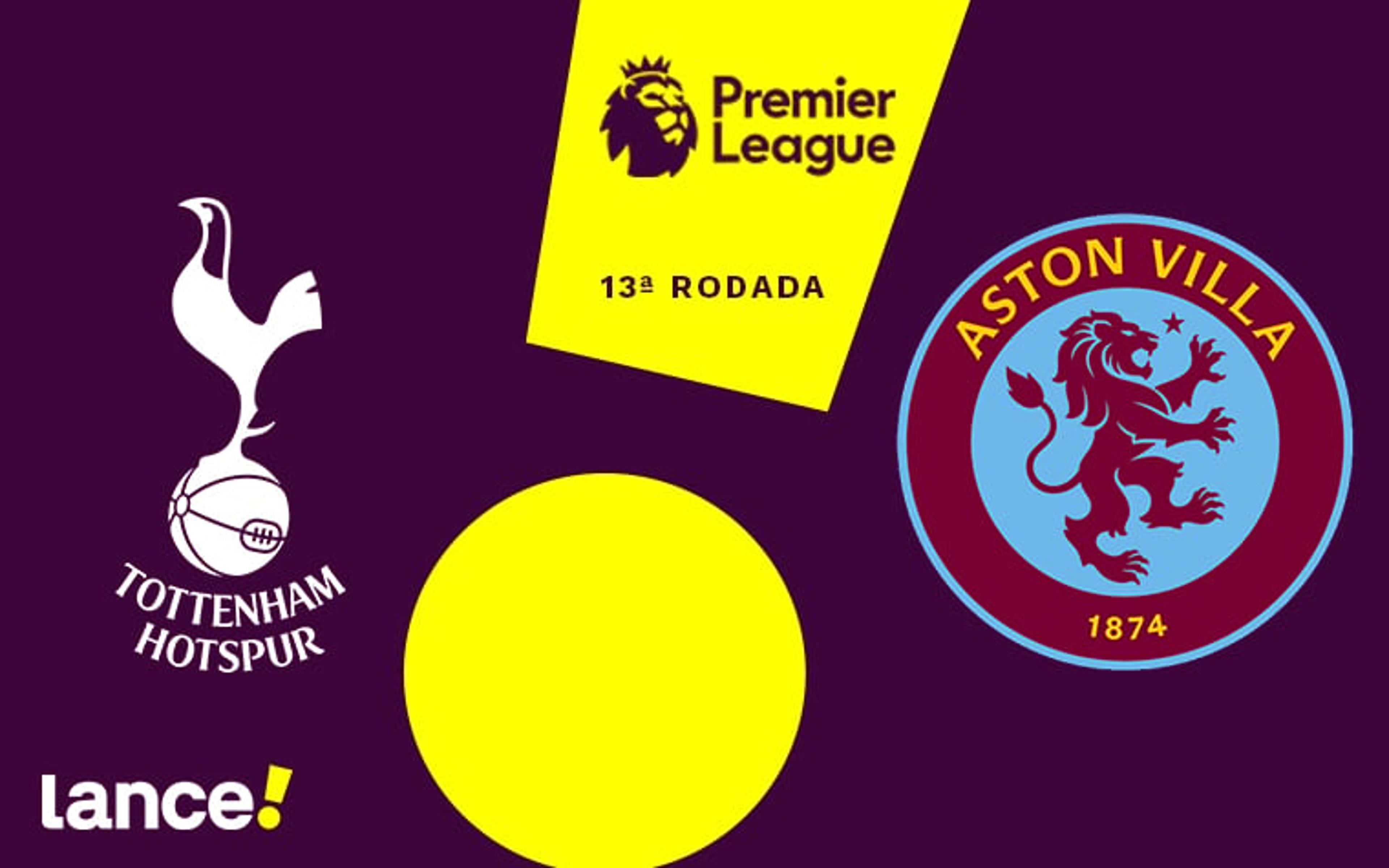 Tottenham x Aston Villa: onde assistir, horário e prováveis escalações da partida pela Premier League