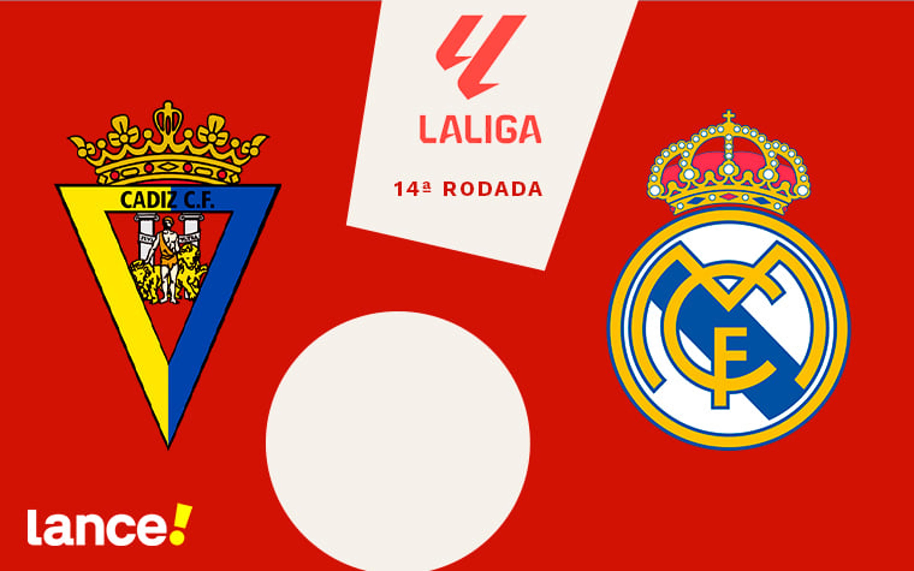 Cádiz x Real Madrid: onde assistir, horário e prováveis escalações da partida pela La Liga