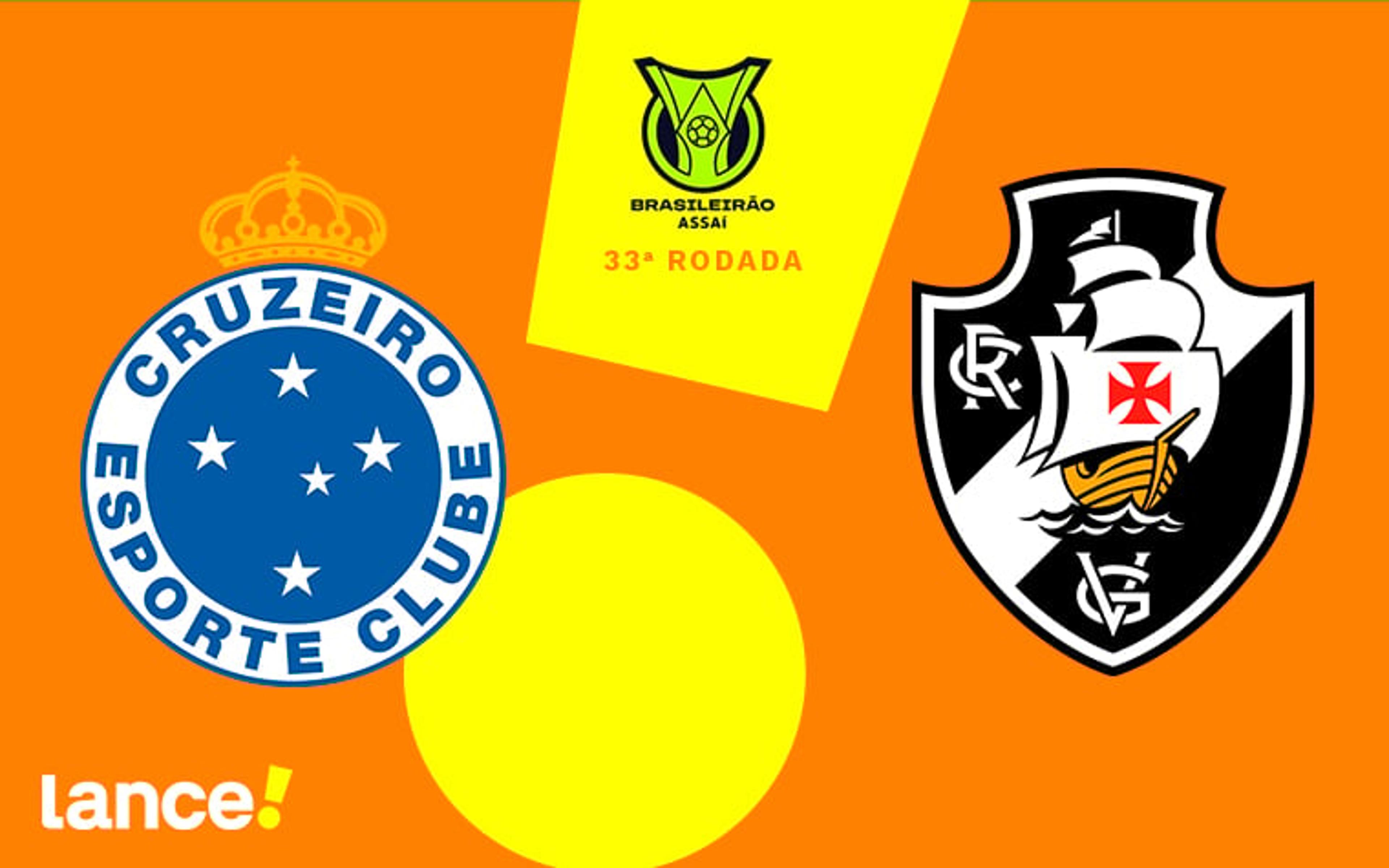 Cruzeiro x Vasco: onde assistir ao vivo, horário e prováveis escalações do jogo pelo Brasileirão