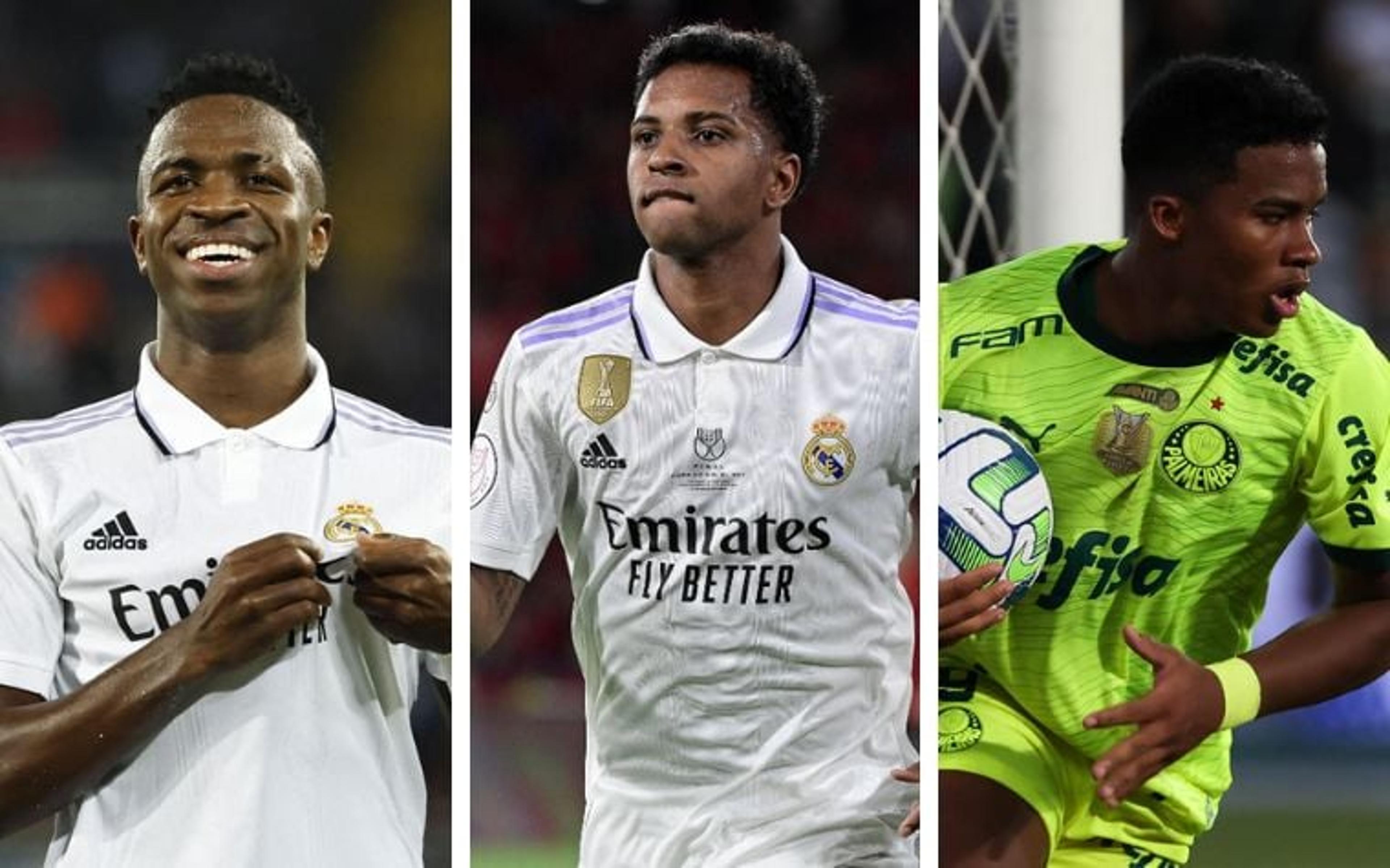 Vini Jr, Rodrygo e Endrick: Seleção Brasileira é ensaio para futuro trio do Real Madrid