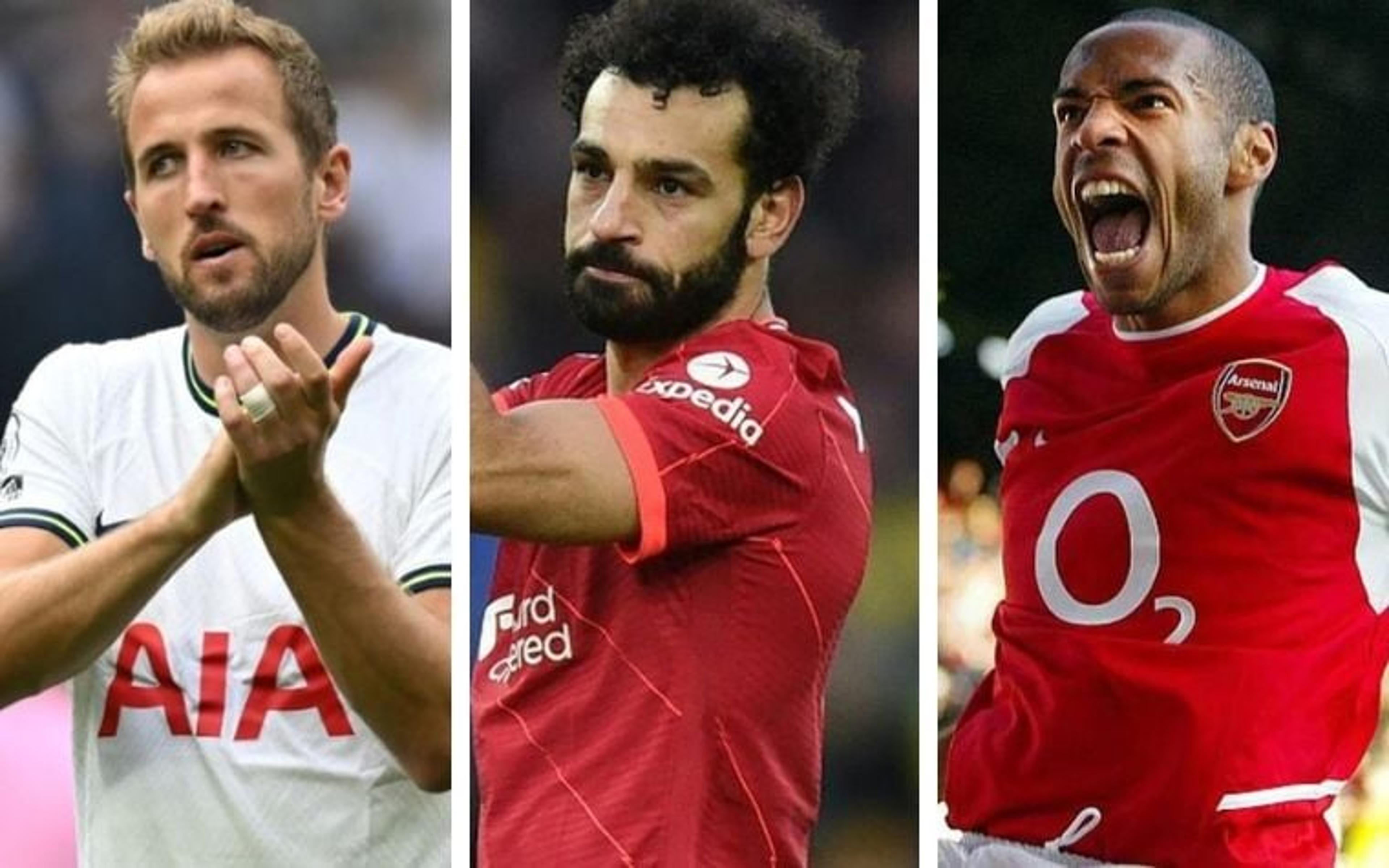 Salah na lista! Confira os dez maiores artilheiros da história da Premier League