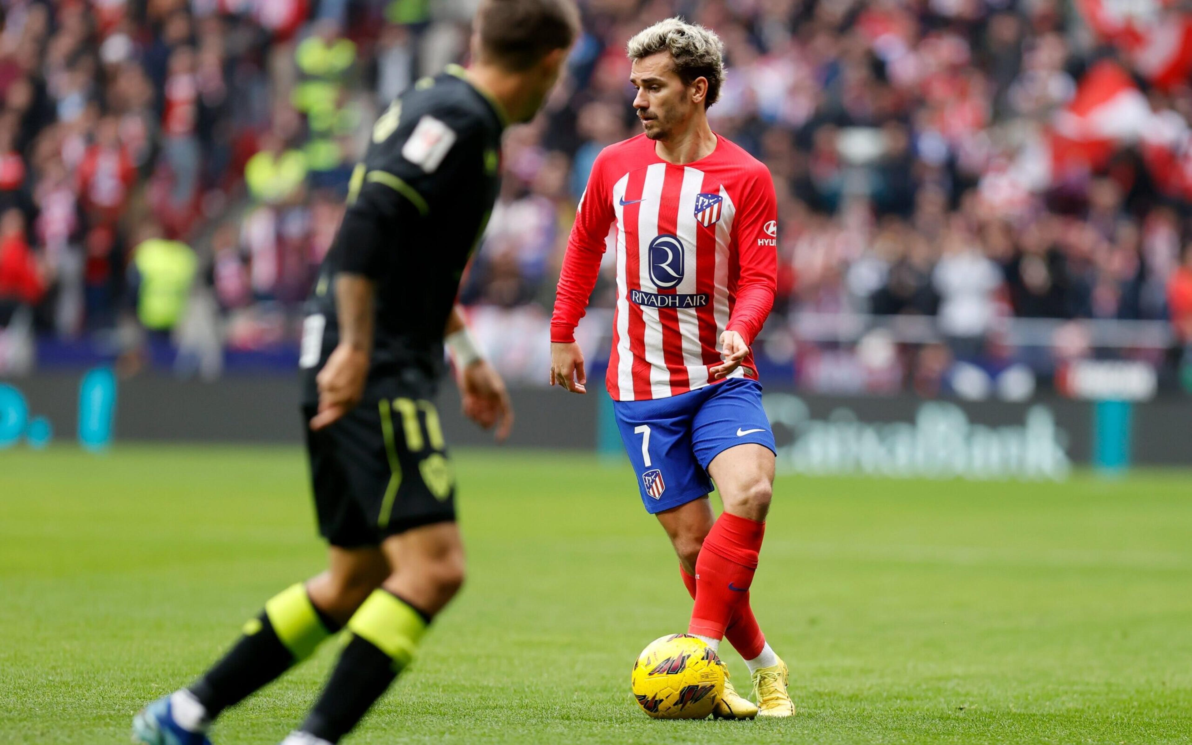 Brasileiro desconta, mas Atlético de Madrid vence o Almería pela La Liga