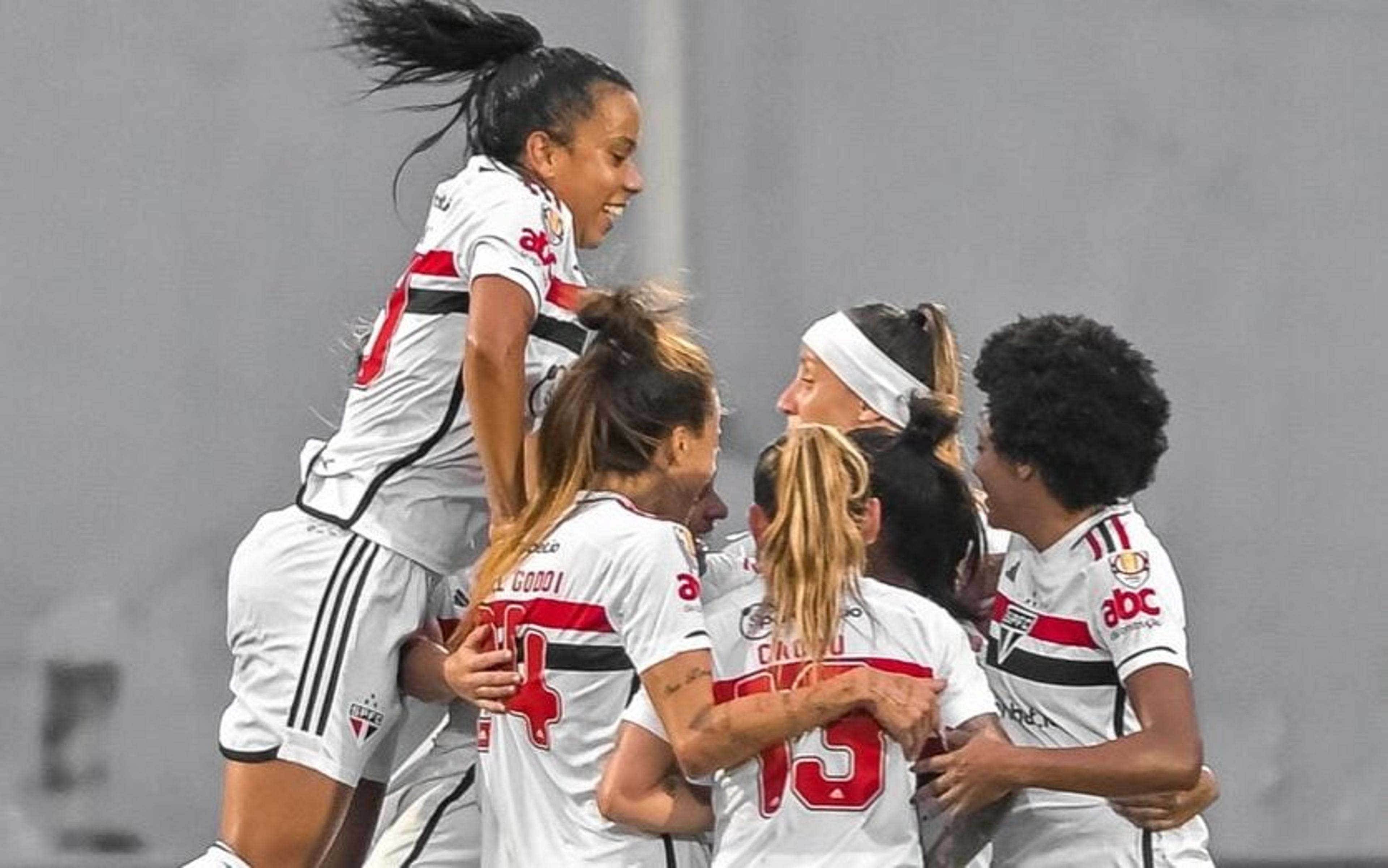 São Paulo dá show e goleia o Atlético Nacional pela Brasil Ladies Cup