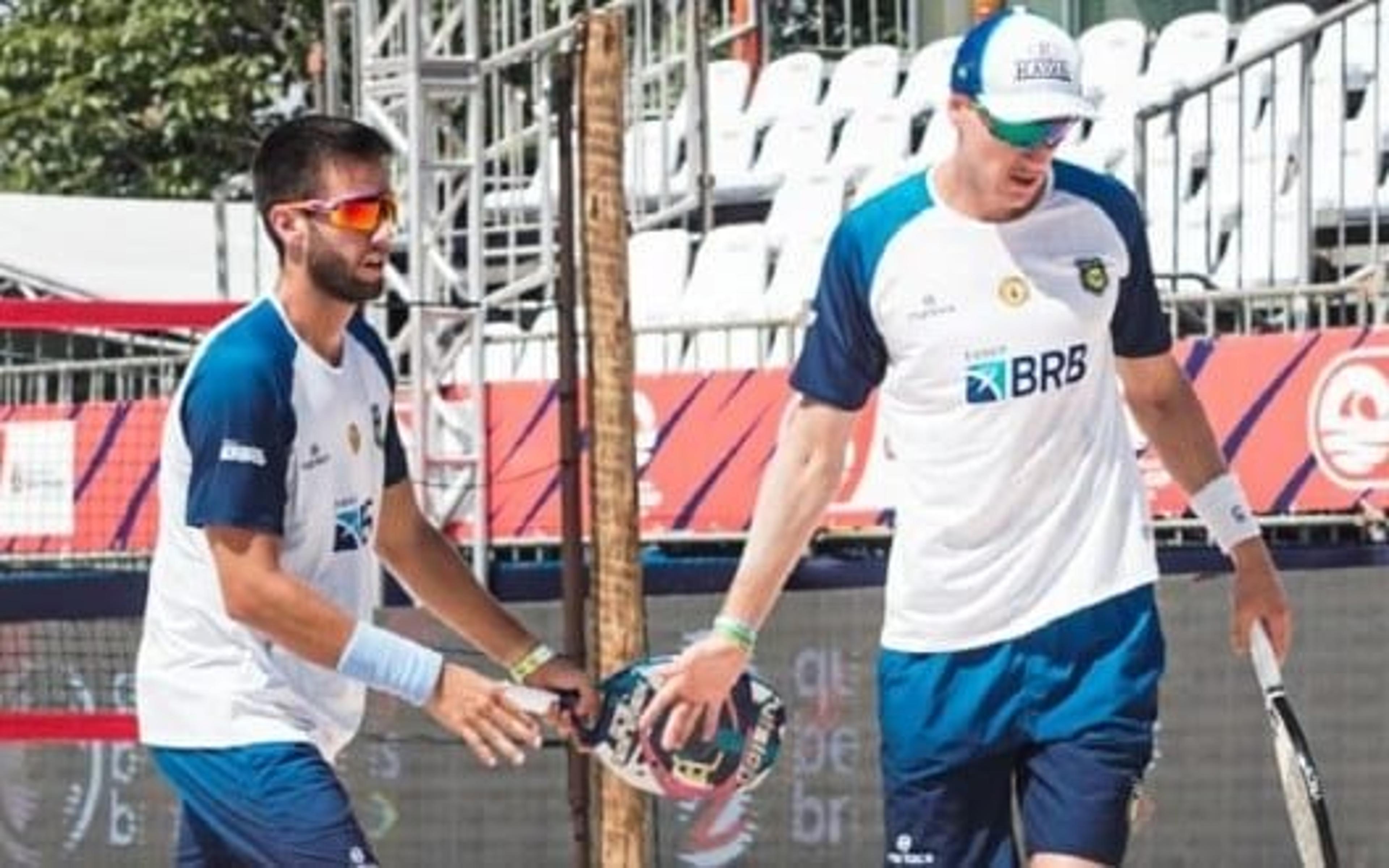 Allan Oliveira e Baran vencem e Brasil vai à semi na Copa do Mundo de Beach Tennis