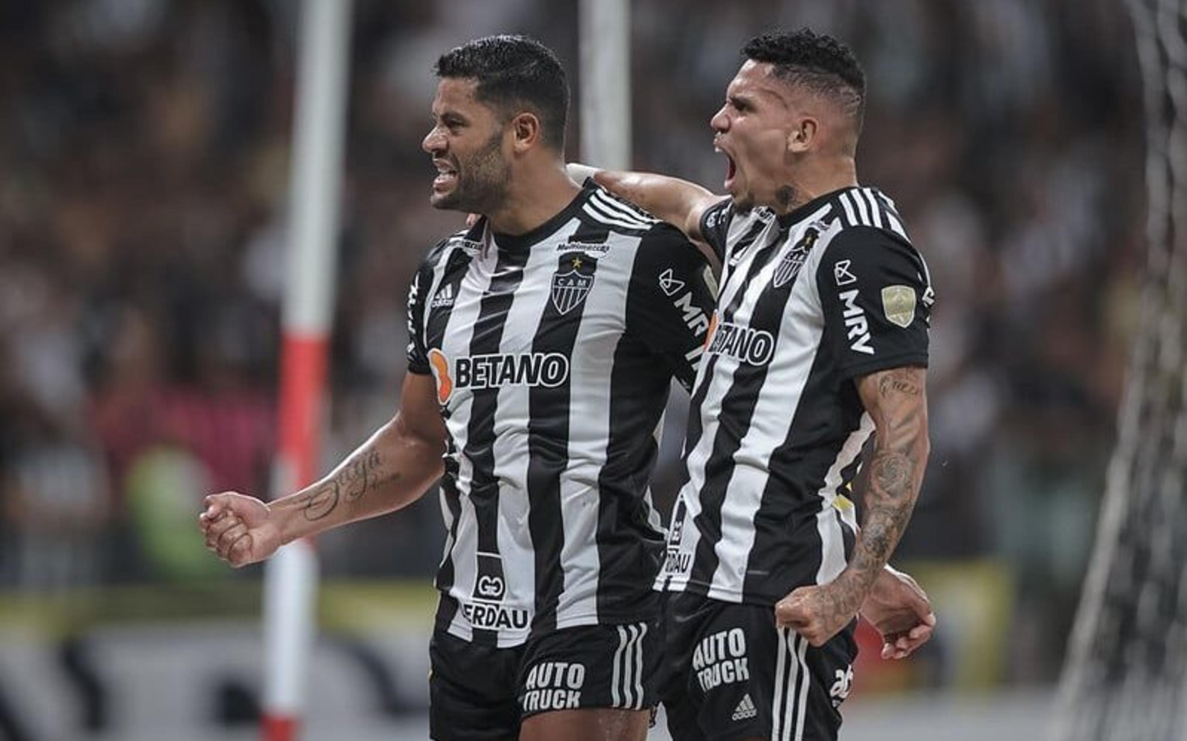 Jornalistas exaltam Paulinho e Hulk, do Atlético-MG: ‘Melhor dupla do Brasil em 2023’