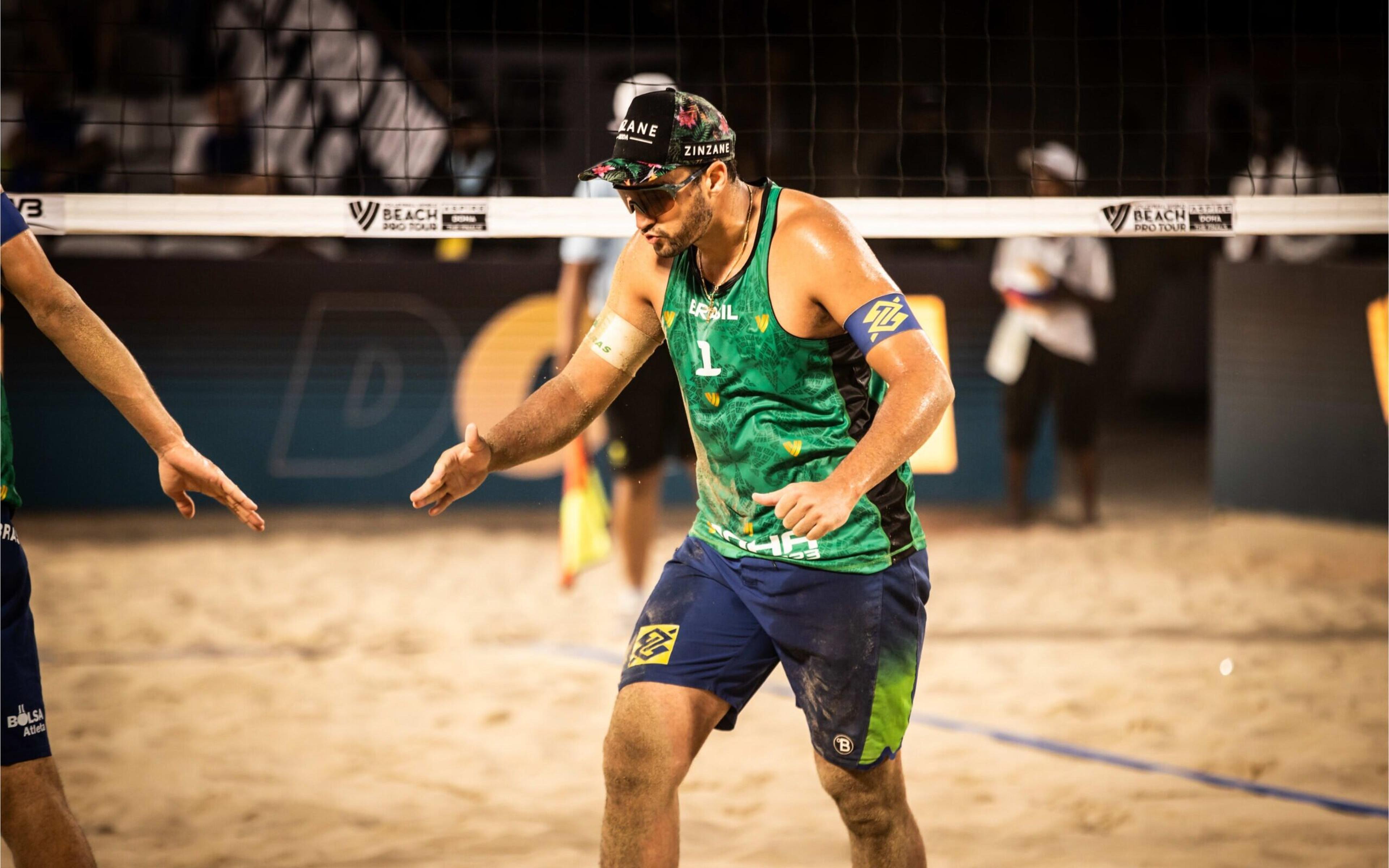 André e George conquistam o bronze no Circuito Mundial de Vôlei de Praia no Catar