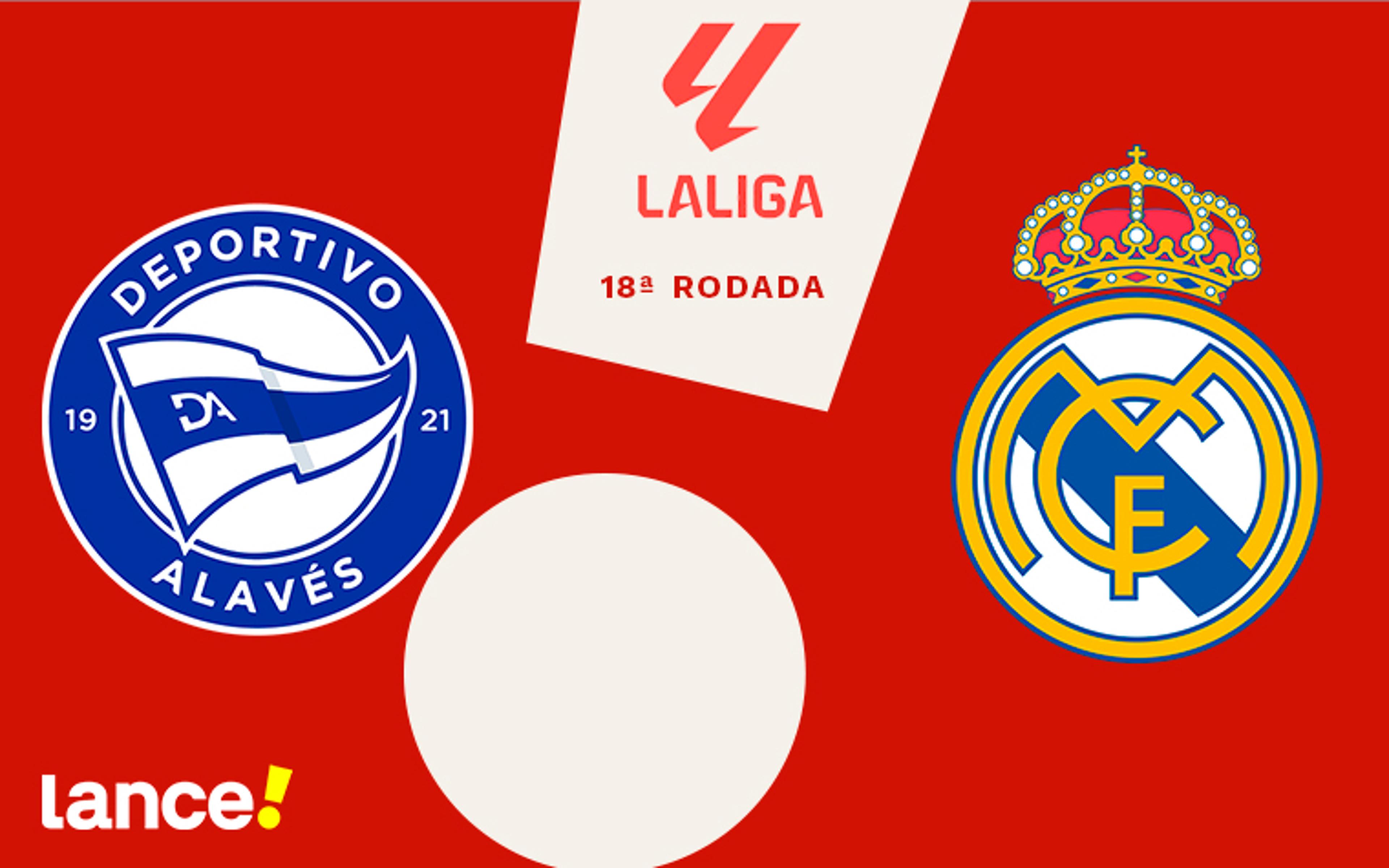 Alavés x Real Madrid: onde assistir ao vivo, horário e prováveis escalações do jogo pela La Liga