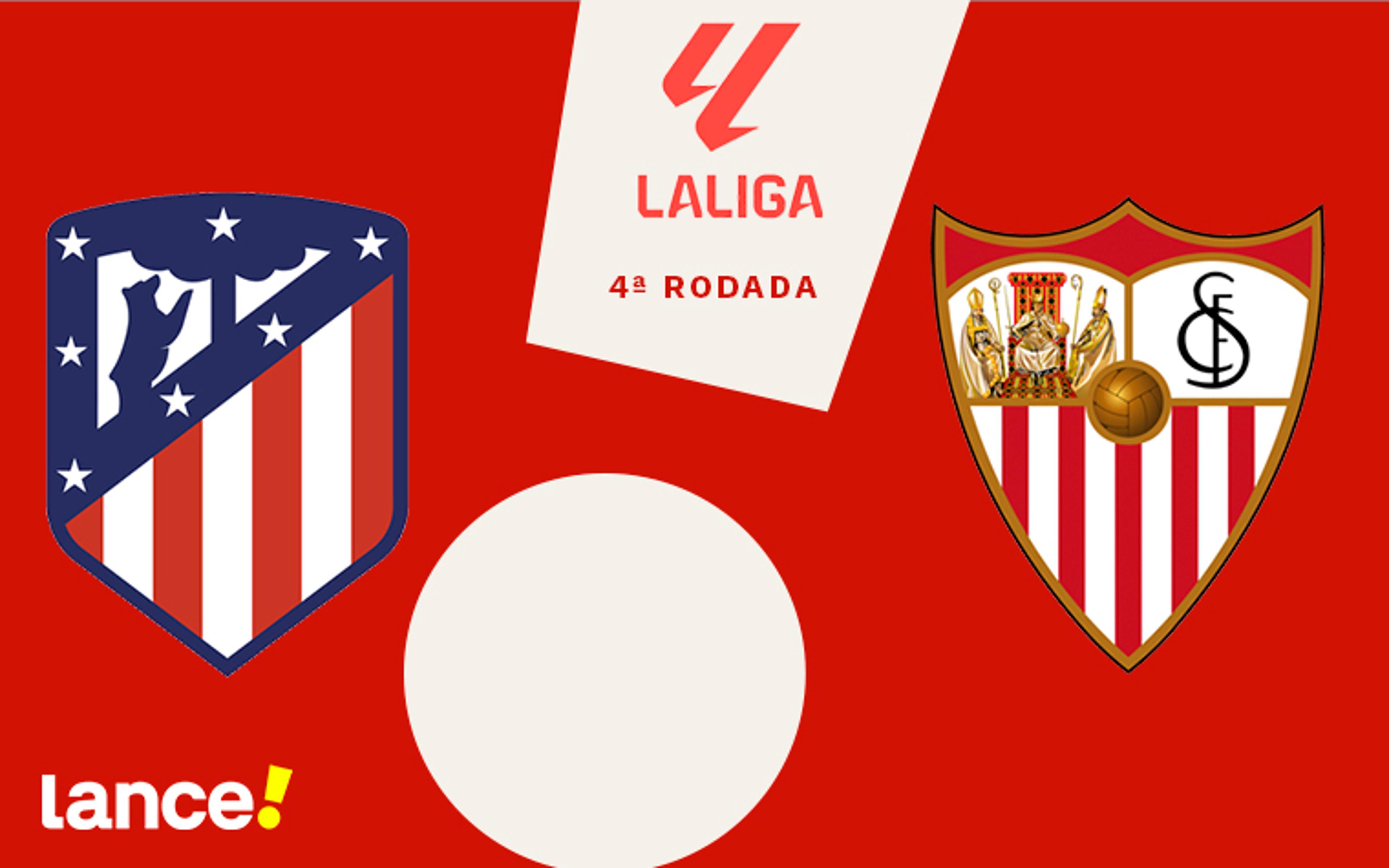 Atlético de Madrid x Sevilla: onde assistir ao vivo, horário e prováveis escalações do jogo pela LaLiga