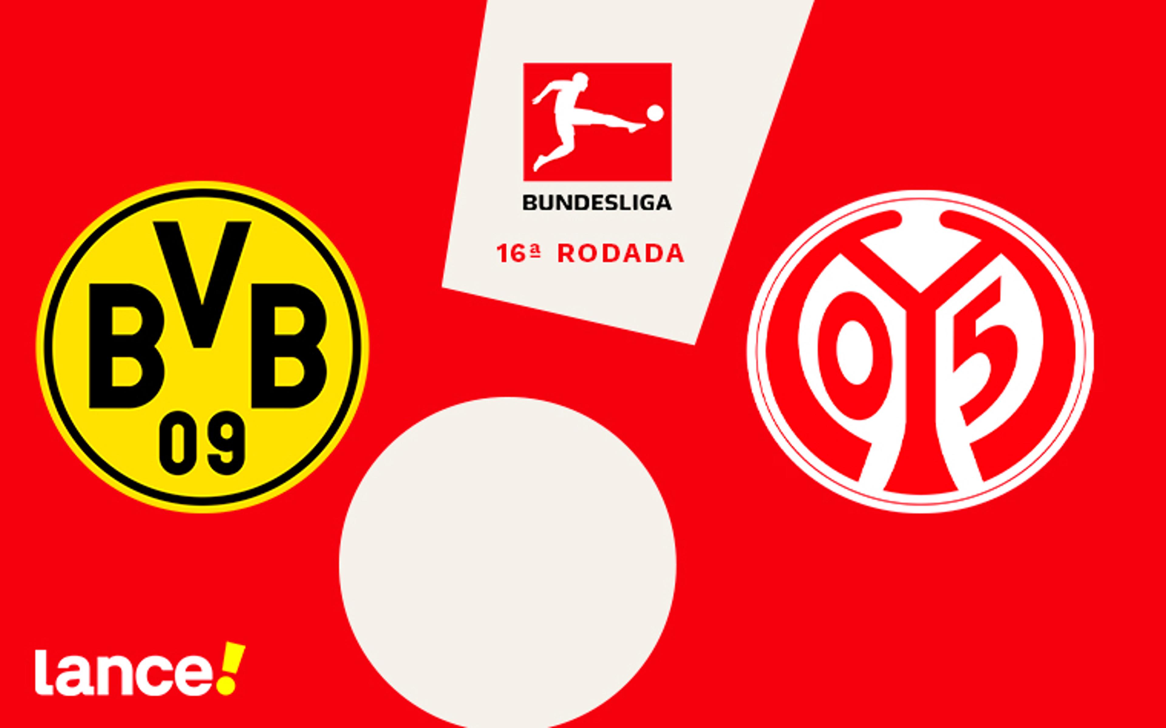 Borussia Dortmund x Mainz 05: onde assistir ao vivo, horário e prováveis escalações do jogo pelo Campeonato Alemão