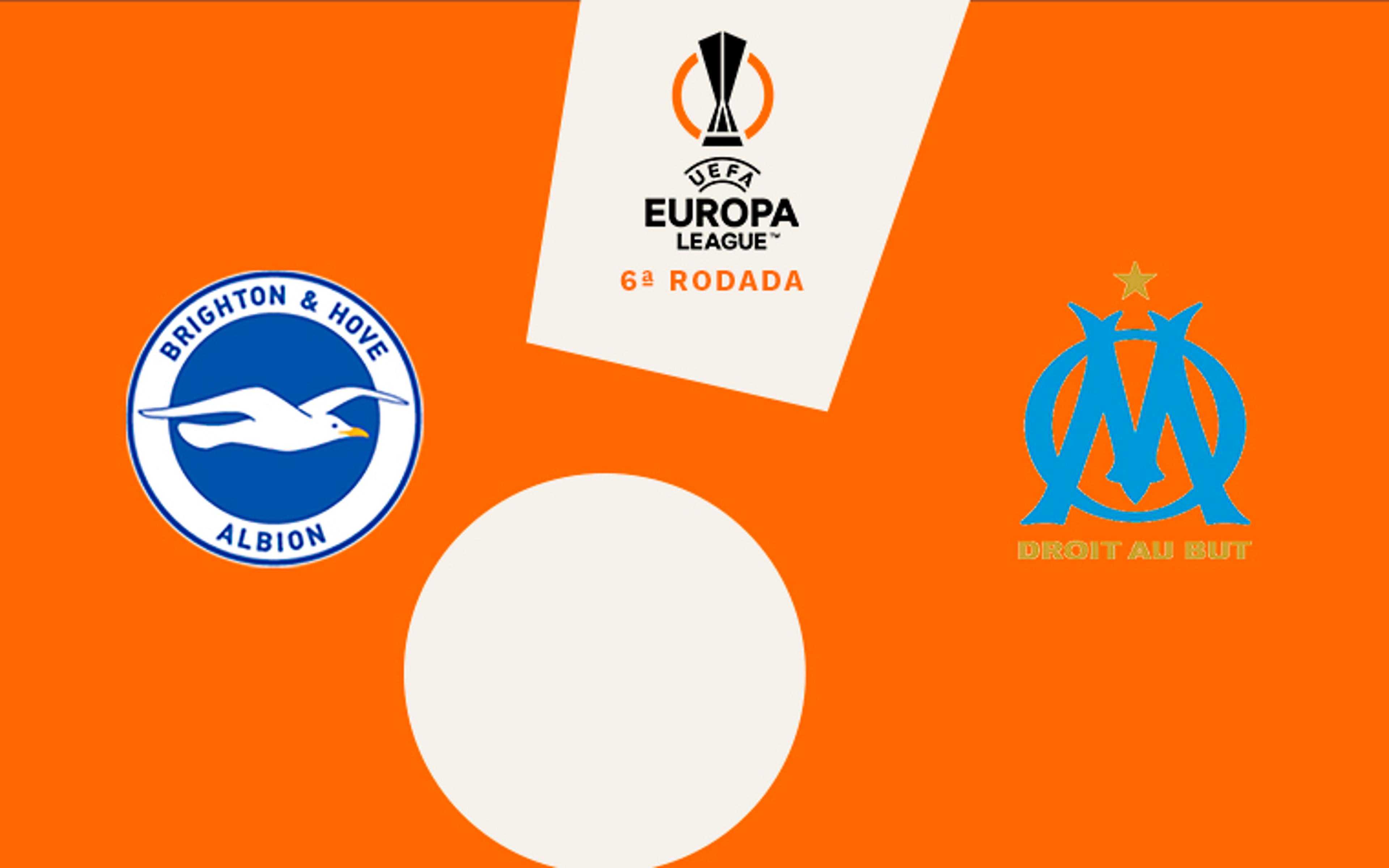 Brighton x Olympique de Marseille: onde assistir ao vivo, horário e prováveis escalações do jogo pela Europa League