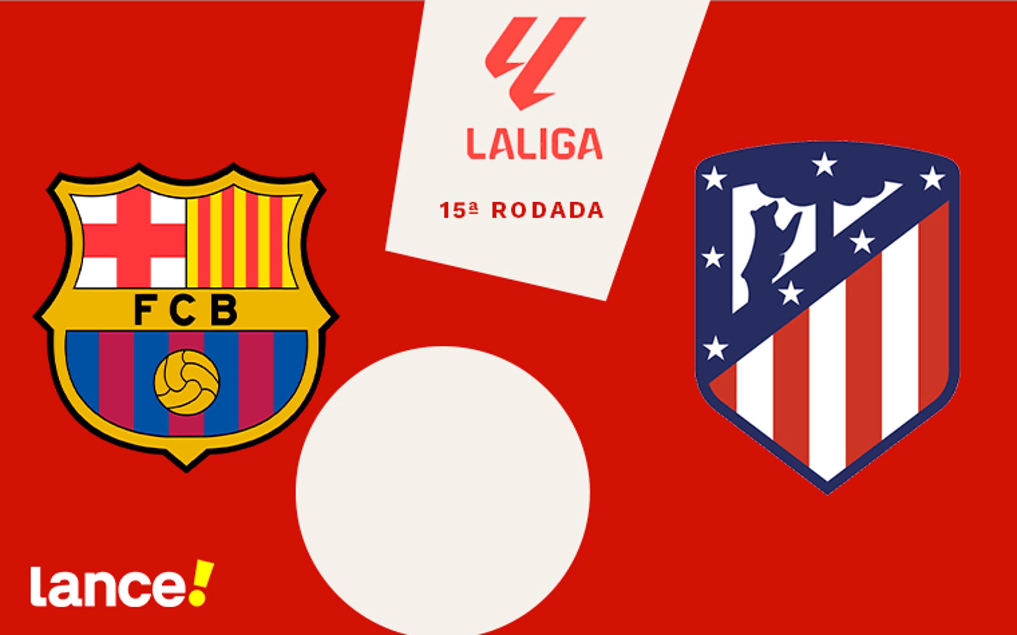 Barcelona x Atlético de Madrid: onde assistir, horário e prováveis escalações da partida pela La Liga