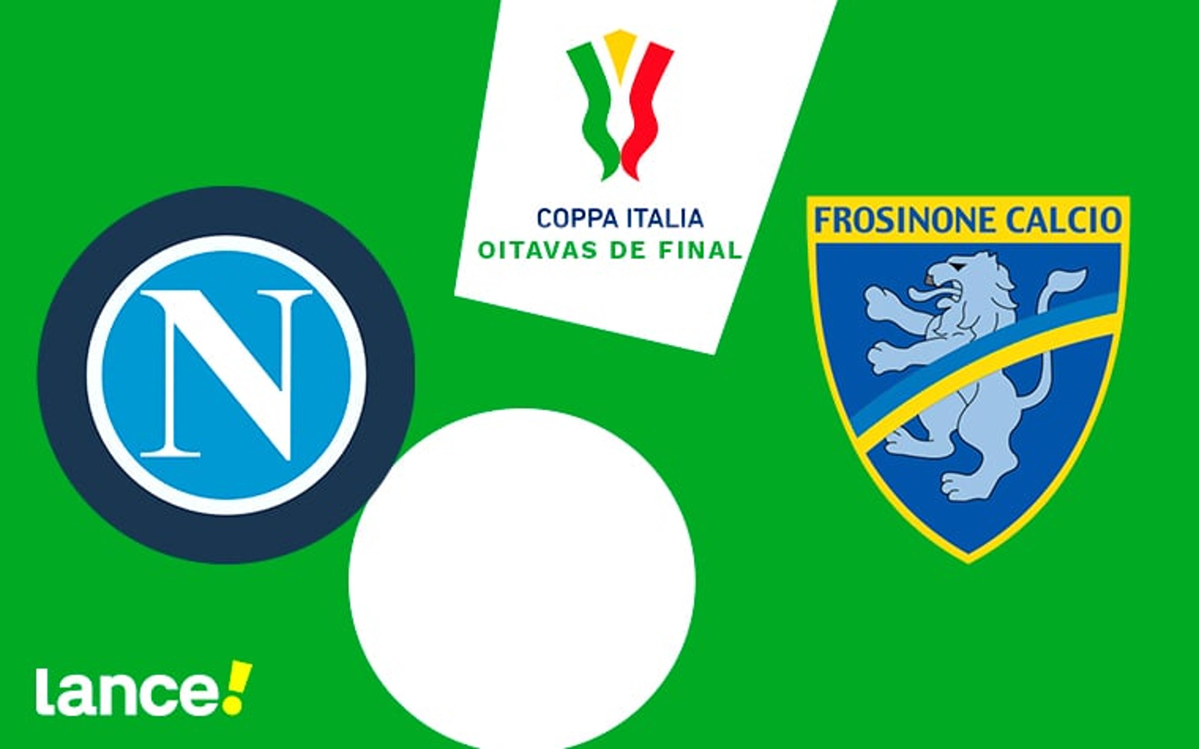 Napoli x Frosinone: onde assistir ao vivo, horário e prováveis escalações do jogo pela Copa da Itália