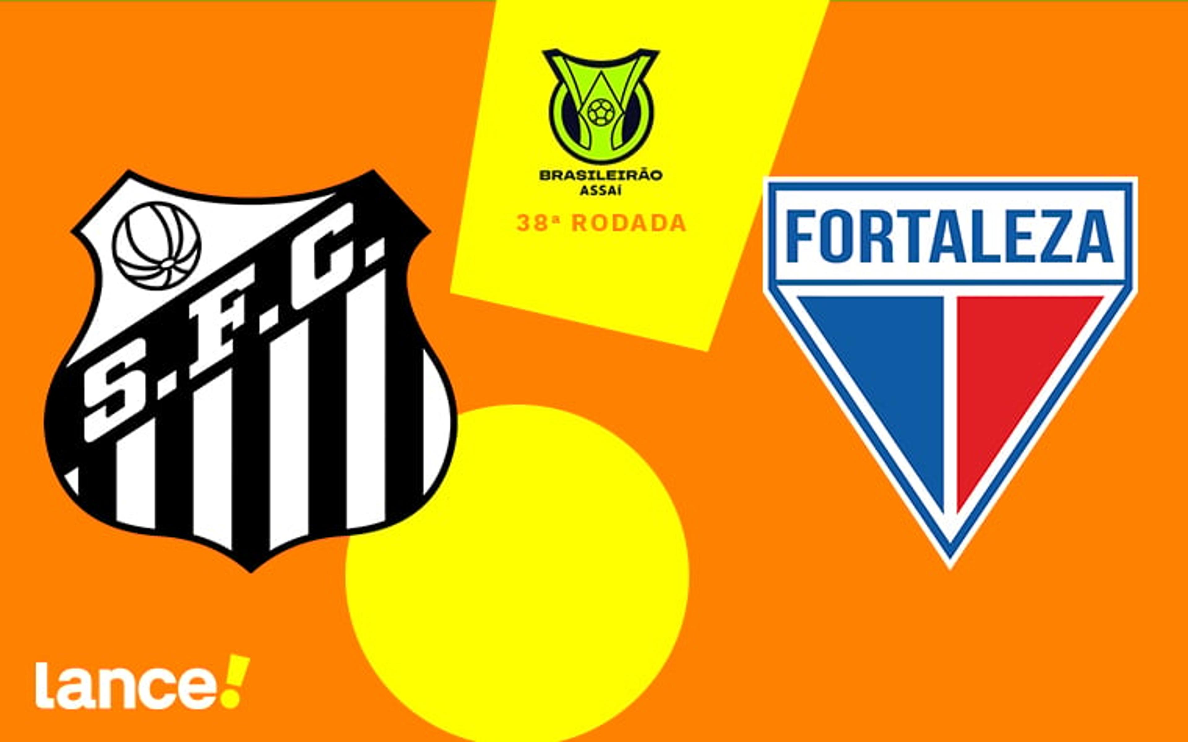 Santos x Fortaleza: onde assistir, horário e prováveis escalações da partida pelo Brasileirão