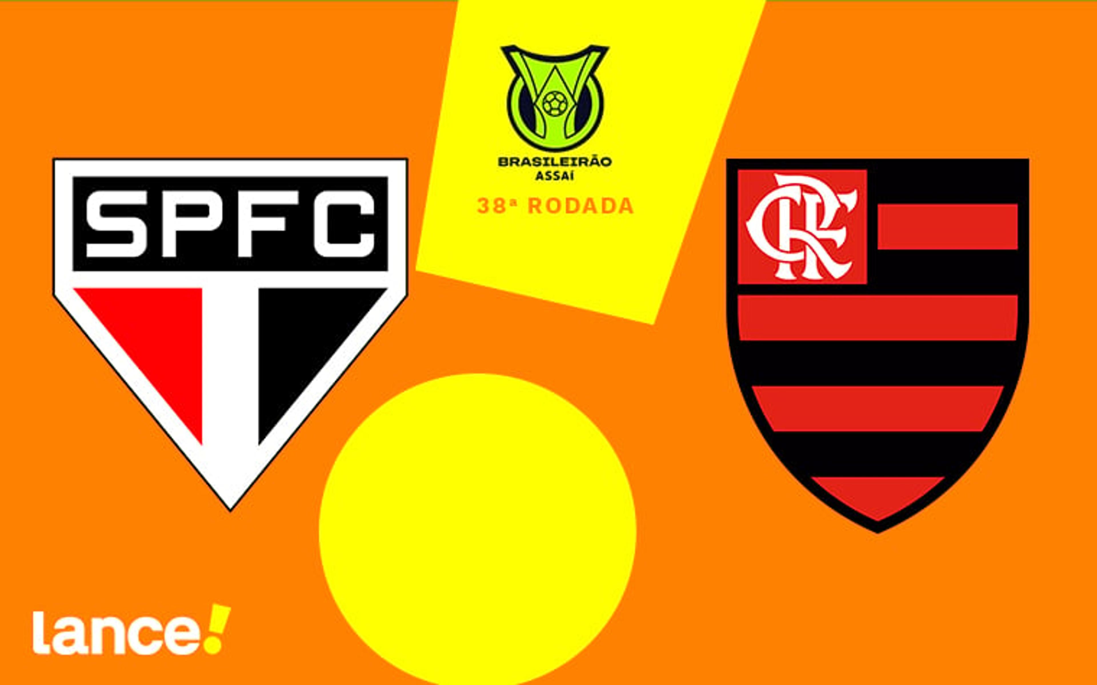 São Paulo x Flamengo: onde assistir, horário e prováveis escalações da partida pelo Brasileirão