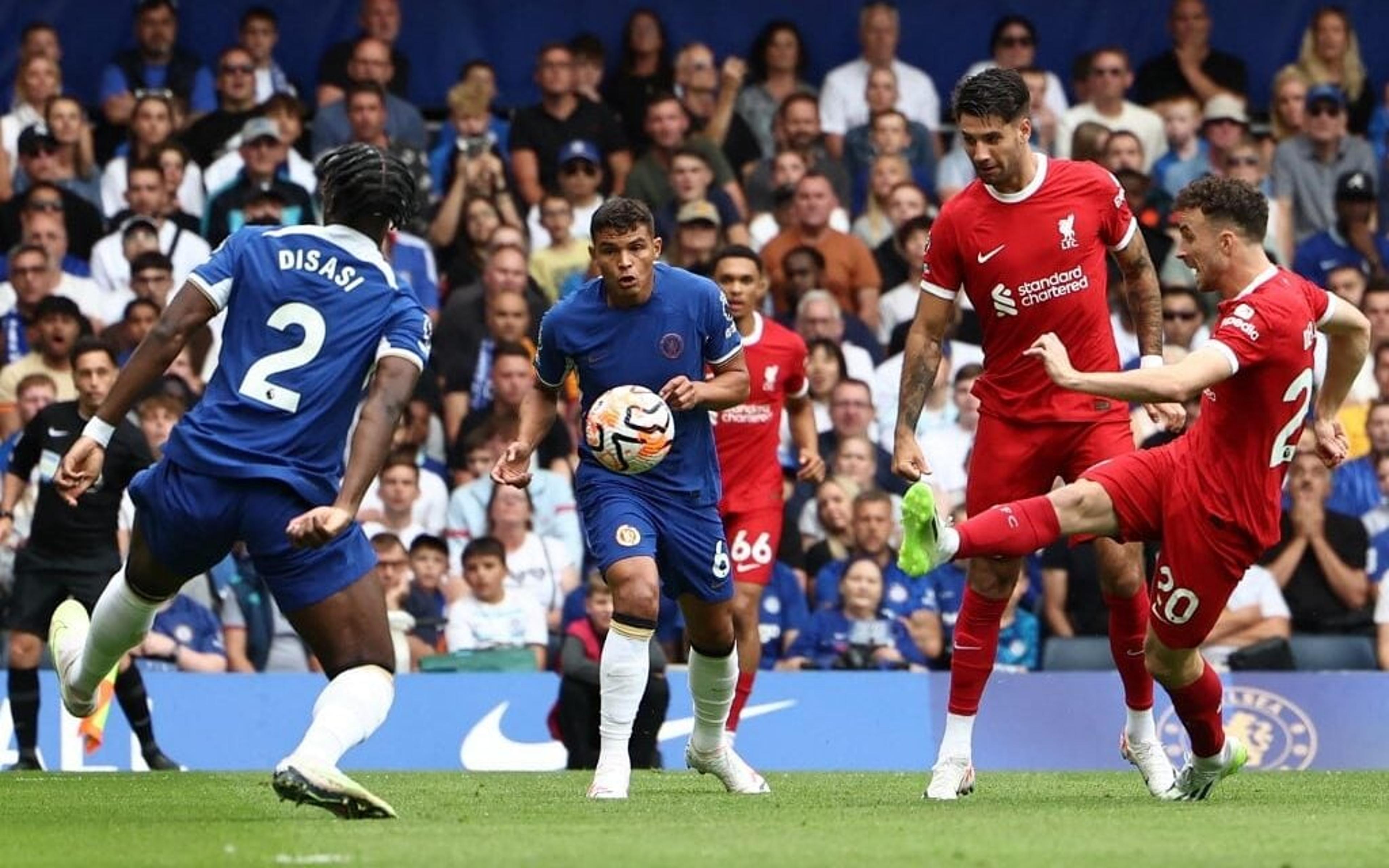 Liverpool e Chelsea vivem maior sequência de empates da história do confronto