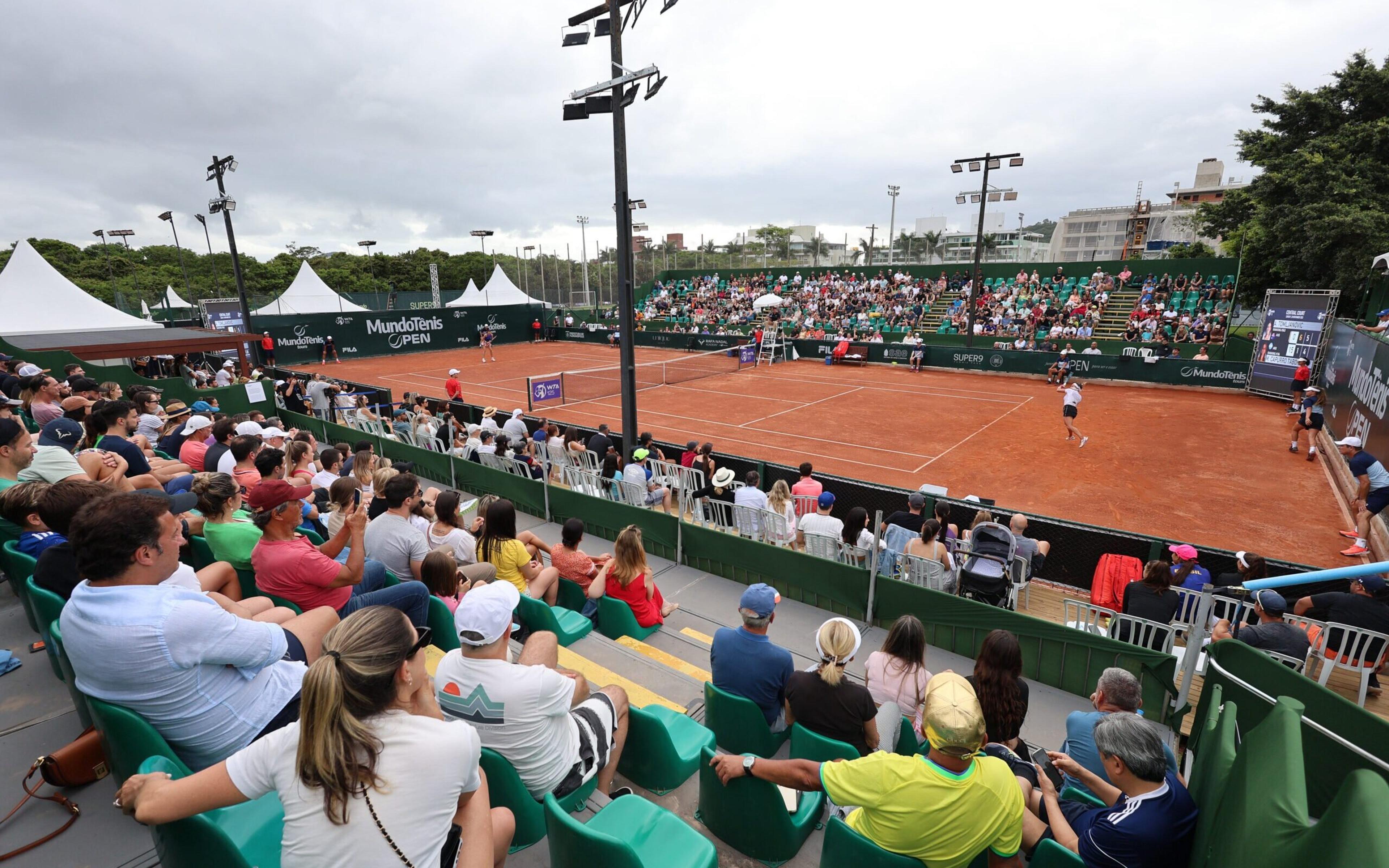 Florianópolis é eleito o 2º melhor torneio da série WTA 125 de 2023