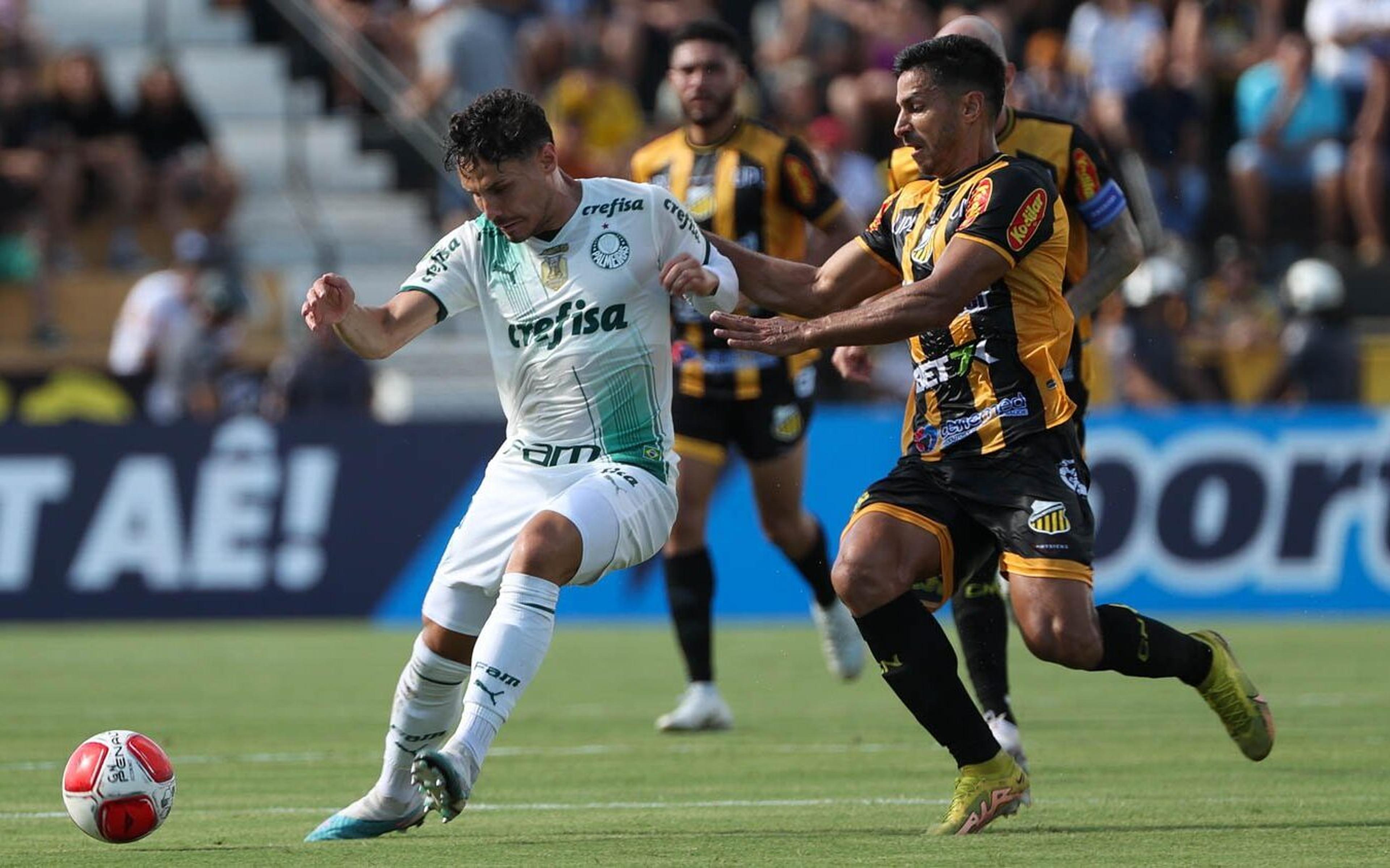 Palmeiras passa sufoco e acaba castigado pelo Novorizontino no último lance do jogo