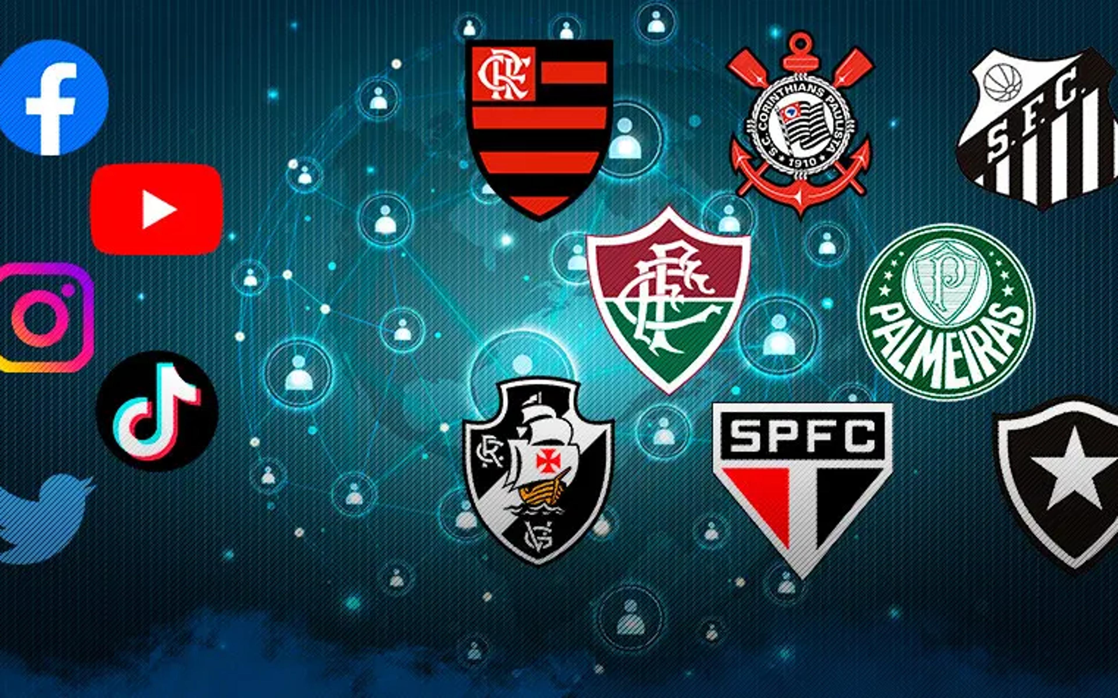 Clubes brasileiros batem recorde de novos seguidores em 2023; veja ranking digital