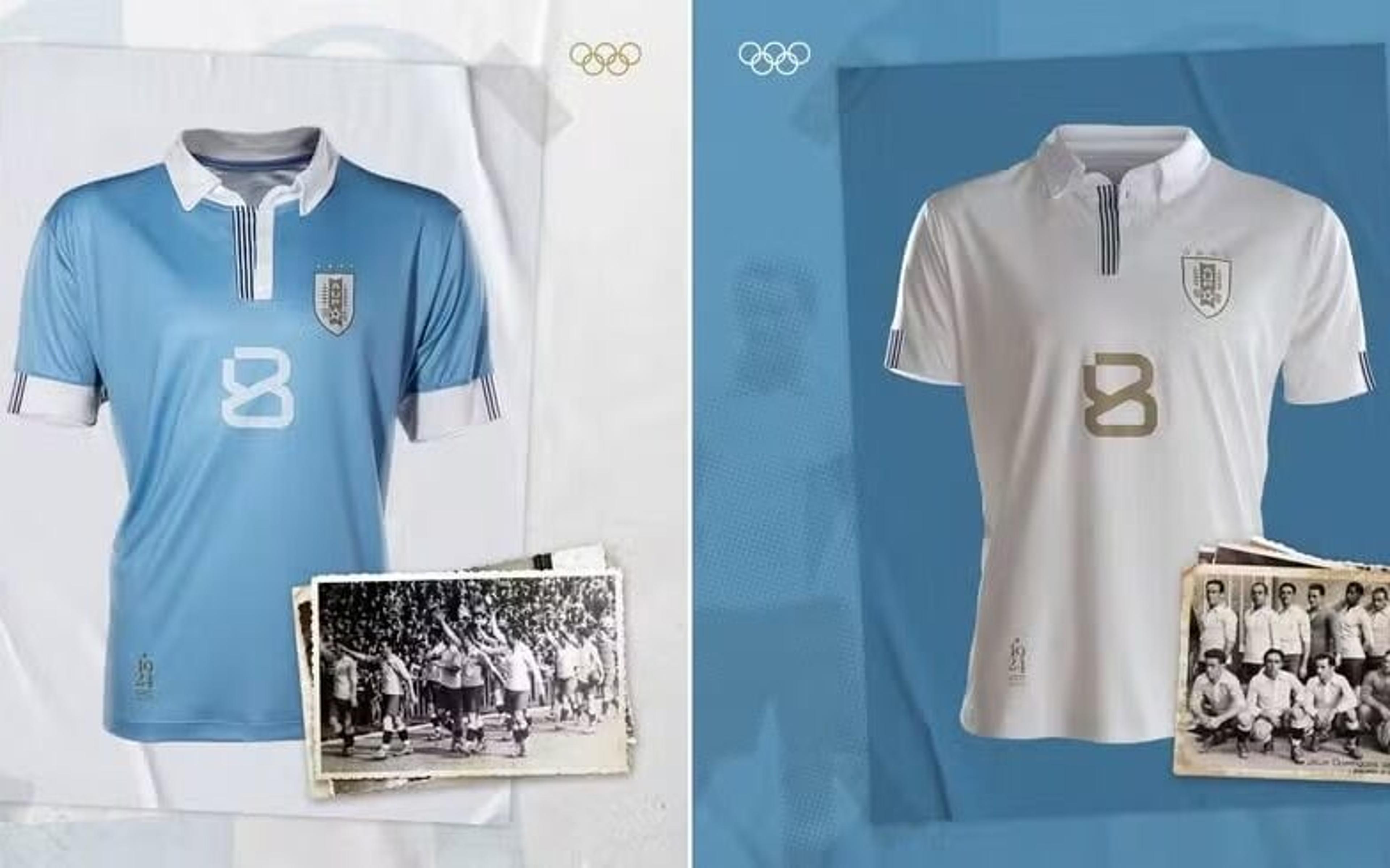 Confira! Uruguai lança uniforme em homenagem aos 100 anos do seu primeiro ouro olímpico