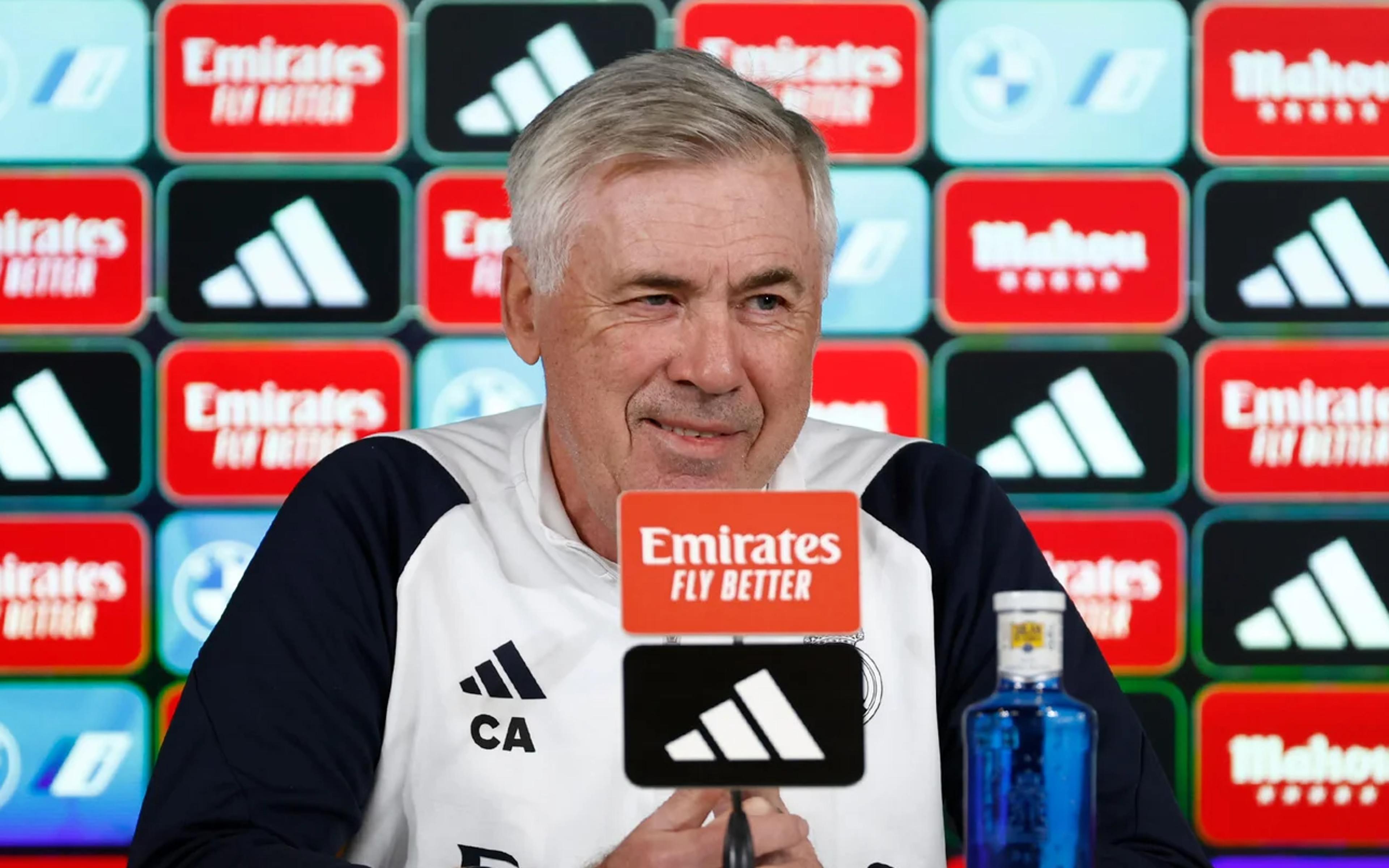 De contrato renovado com Real Madrid, Ancelotti se oferece para treinar Seleção Brasileira em 2026