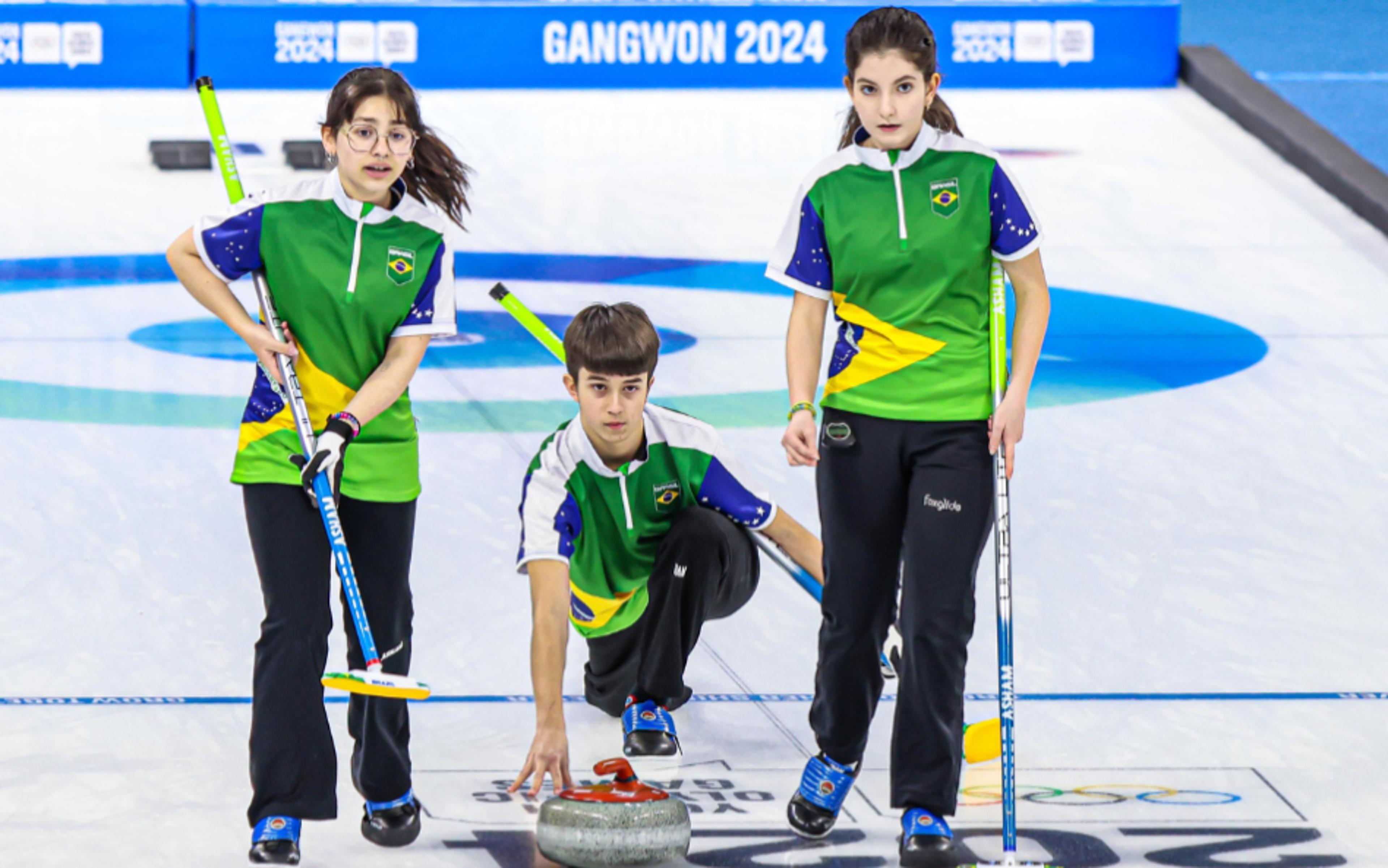 Gangwon 2024: Brasil conquista vitória inédita no curling na história das Olimpíadas de Inverno