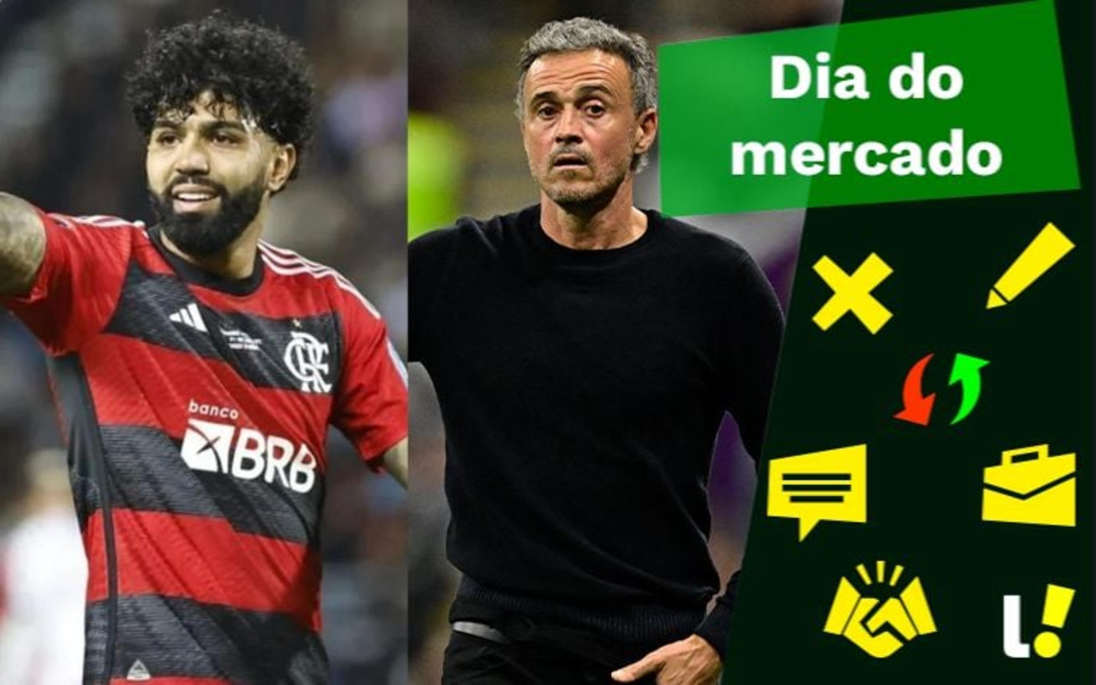 Flamengo crava futuro de Gabigol, PSG desiste de jogador da Seleção Brasileira… O Dia do Mercado