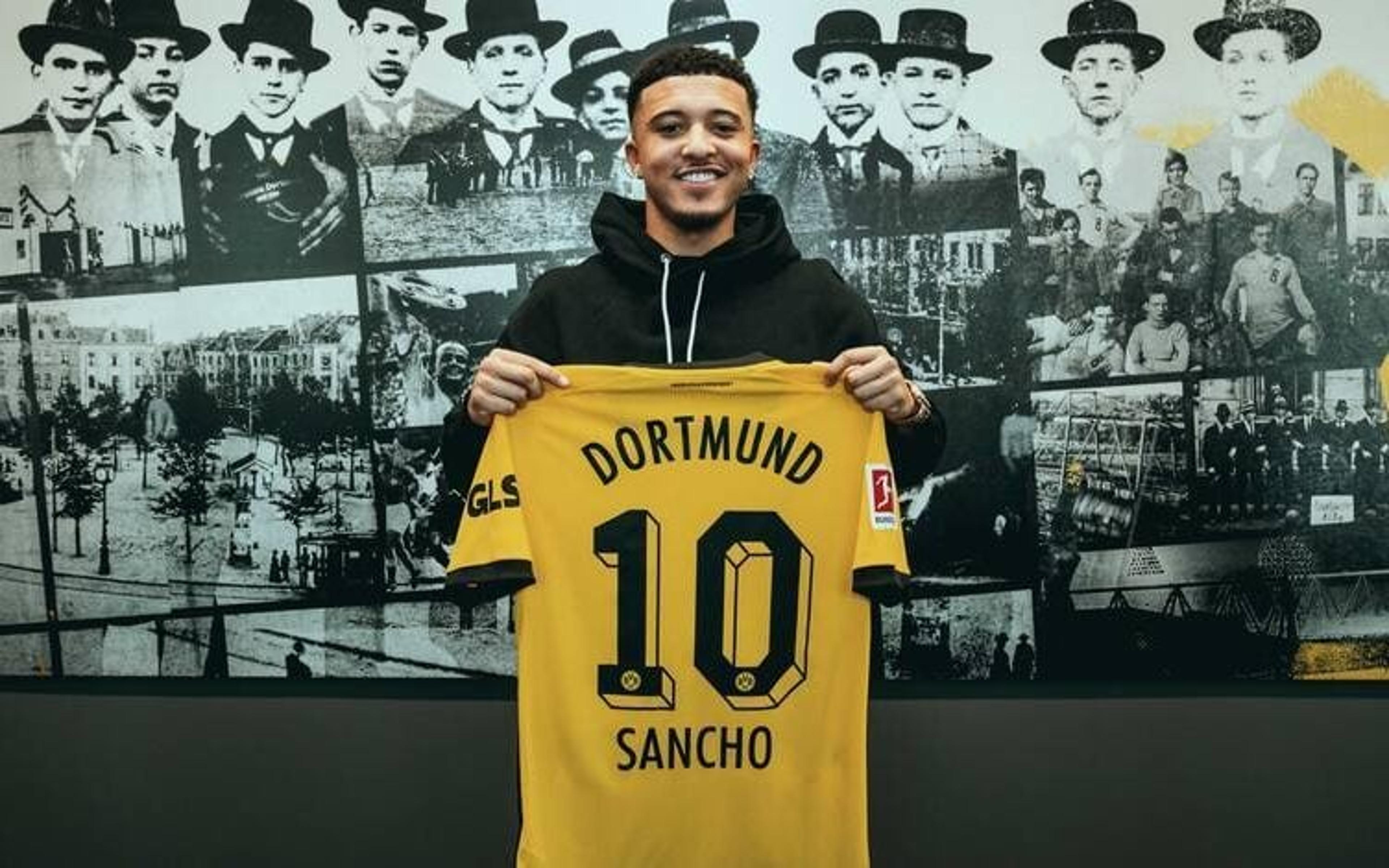 Borussia Dortmund oficializa retorno de Jadon Sancho