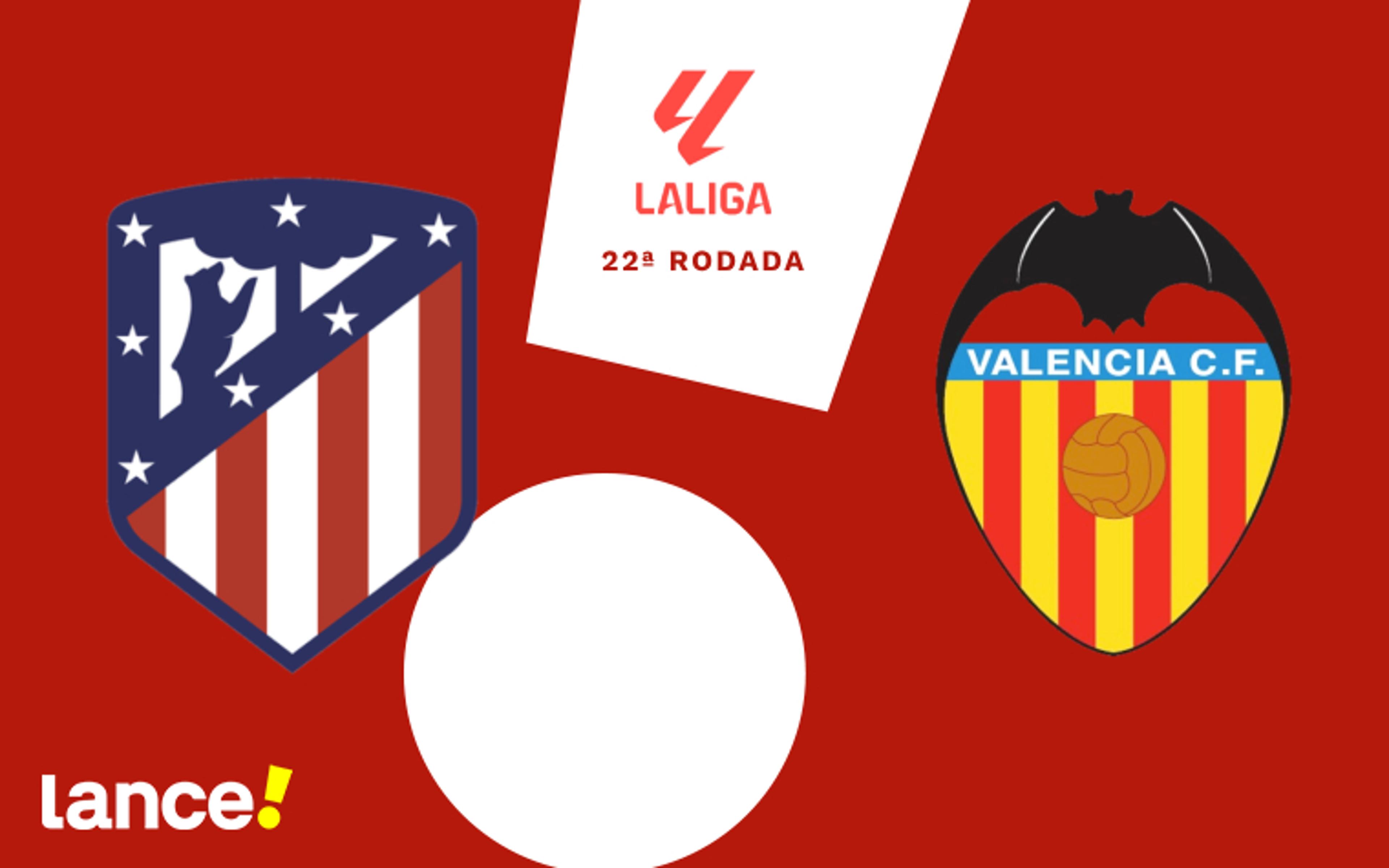 Atlético de Madrid x Valencia: onde assistir ao vivo, horário e prováveis escalações do jogo pela La Liga