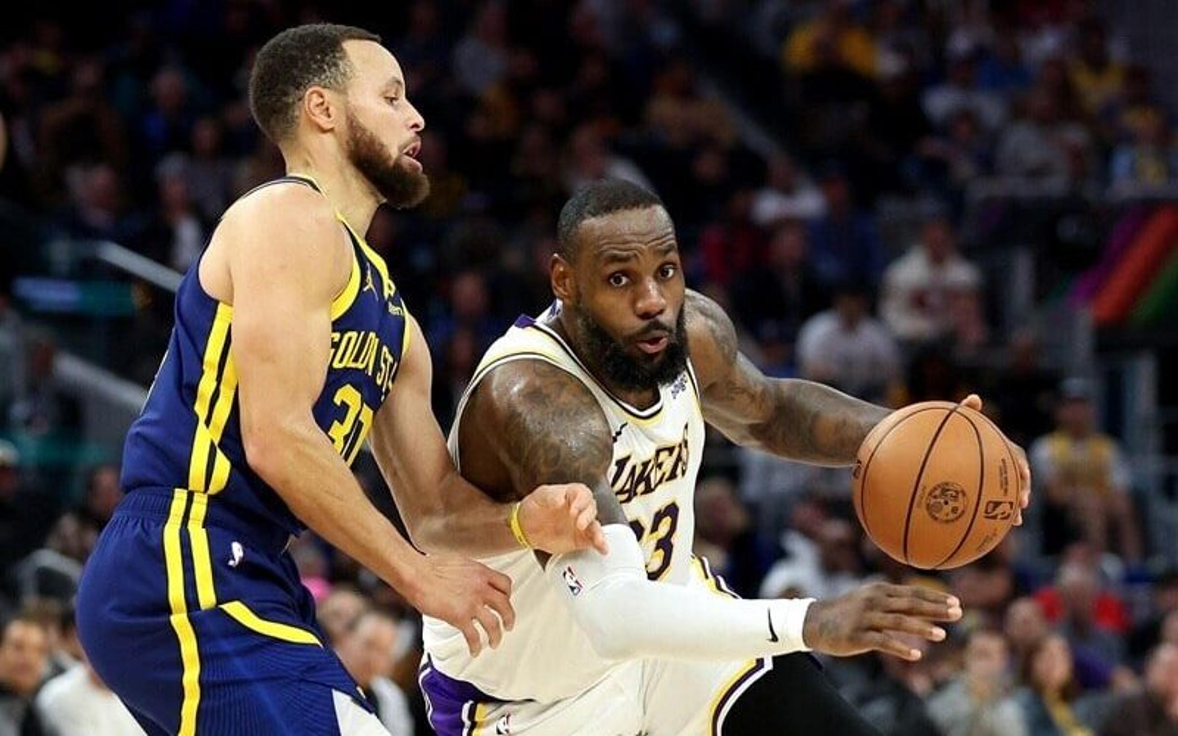 LeBron James decide e Lakers bate Warriors após duas prorrogações