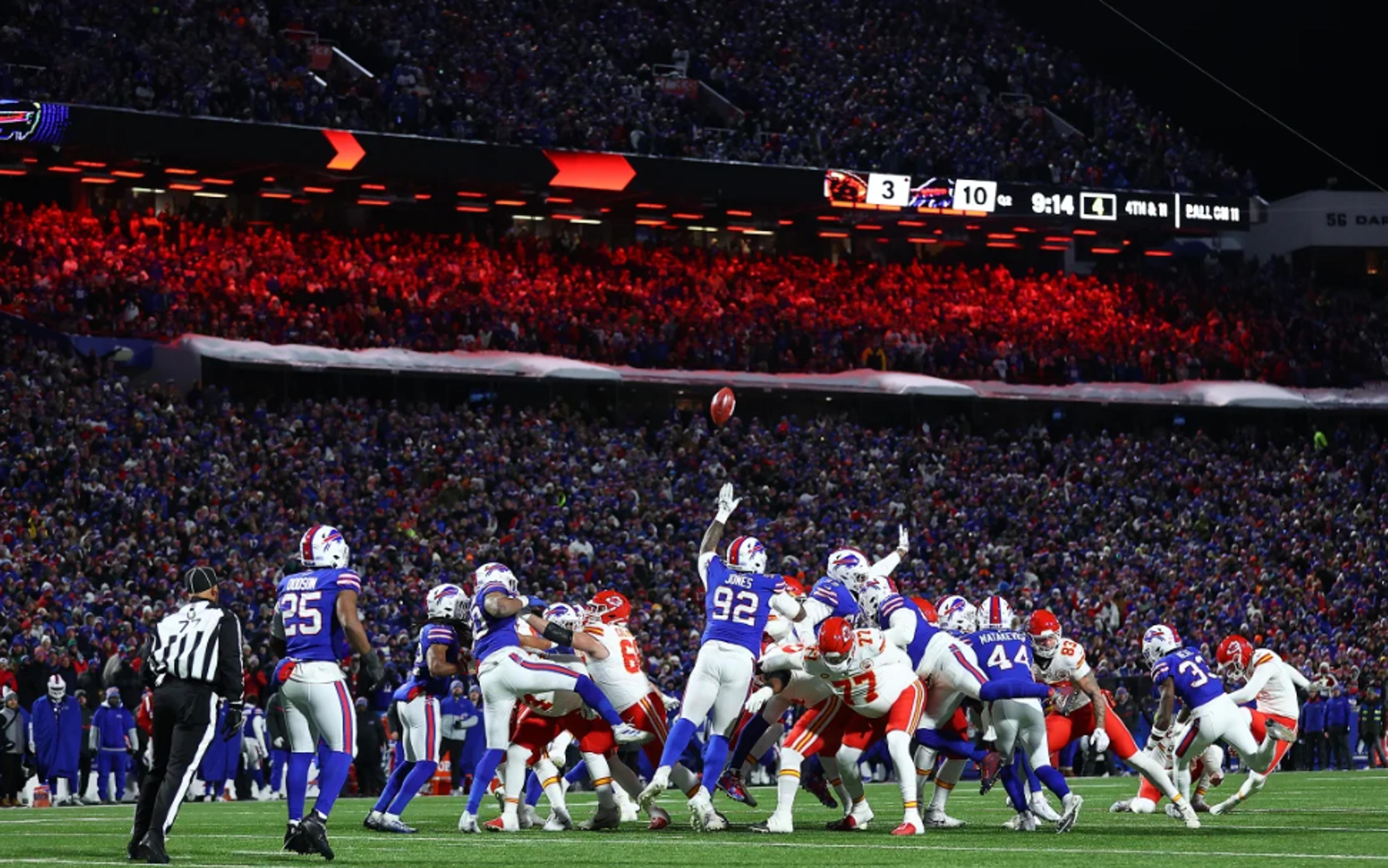 Kickers errando, mandantes dominam e finais de conferências definidas; veja os resultados do Divisional Round da NFL