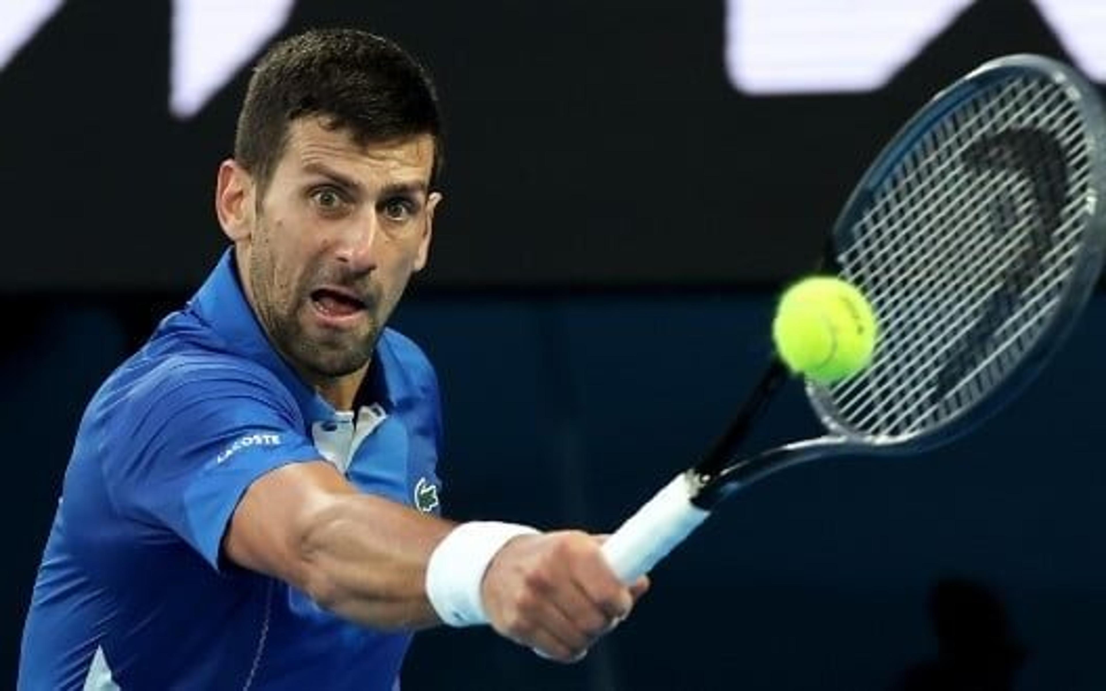 Djokovic joga no prime time do Australian Open há três anos