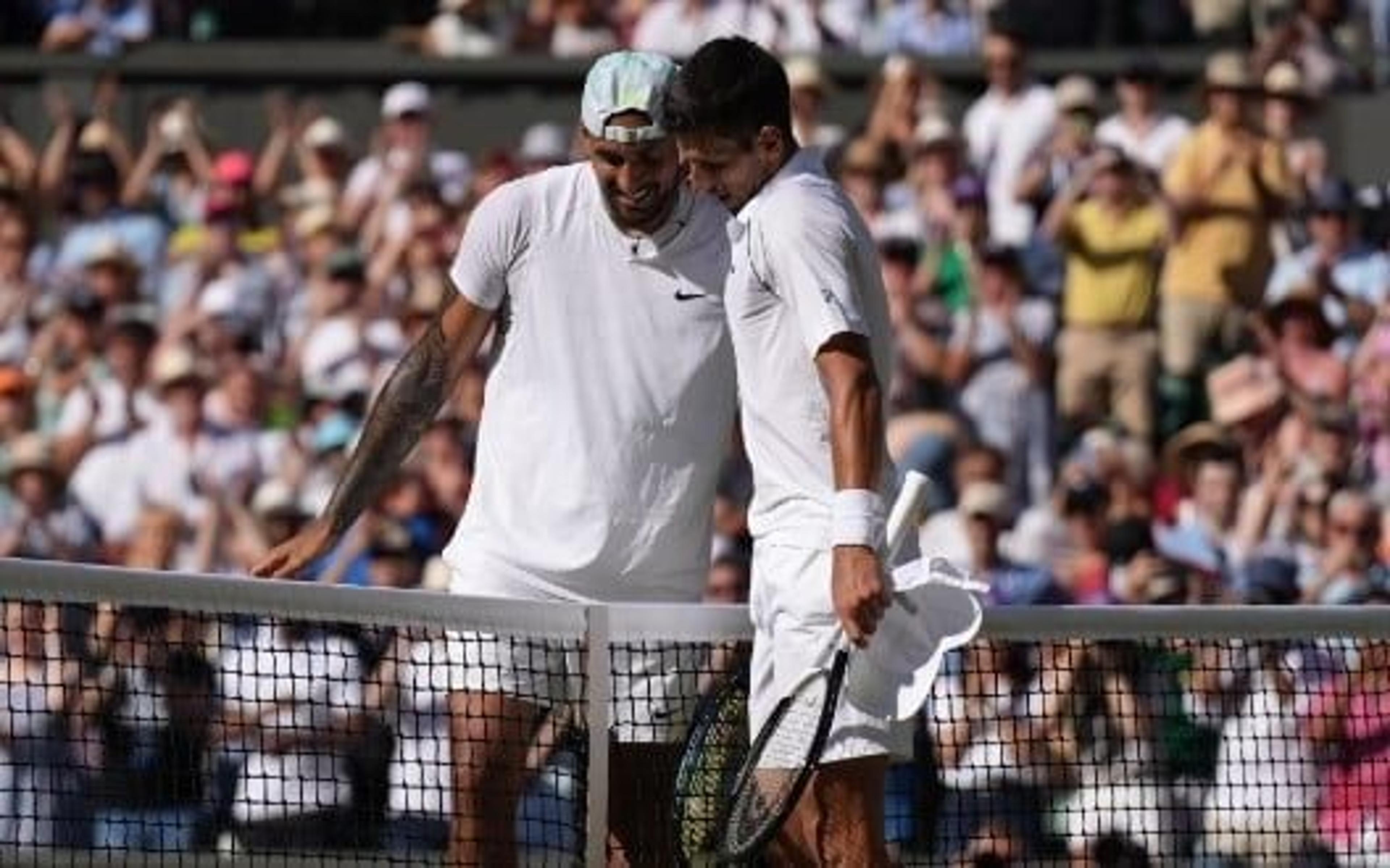 Kyrgios aposta em mais Slams para Djokovic