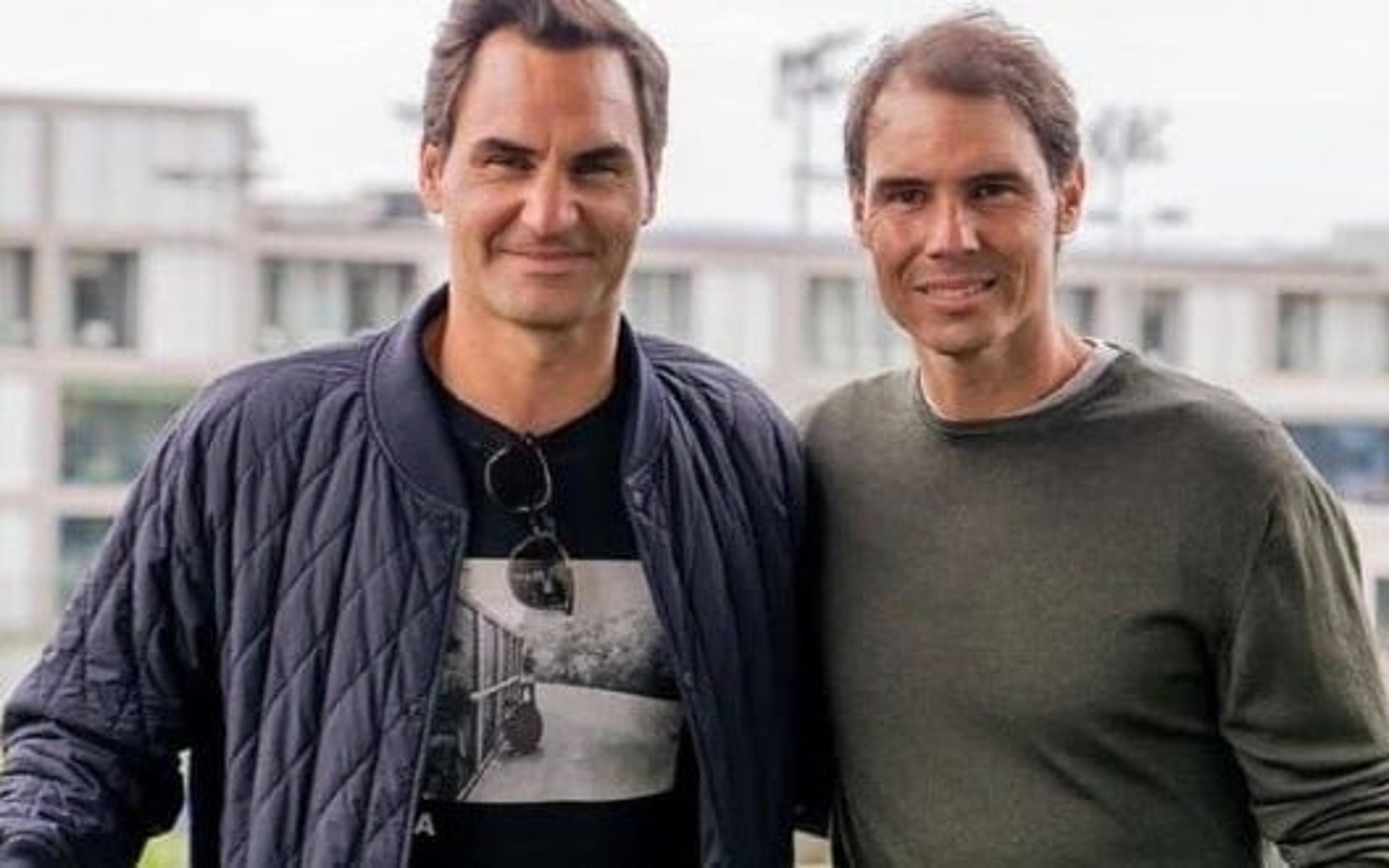 Federer visita academia de Nadal em Manacor