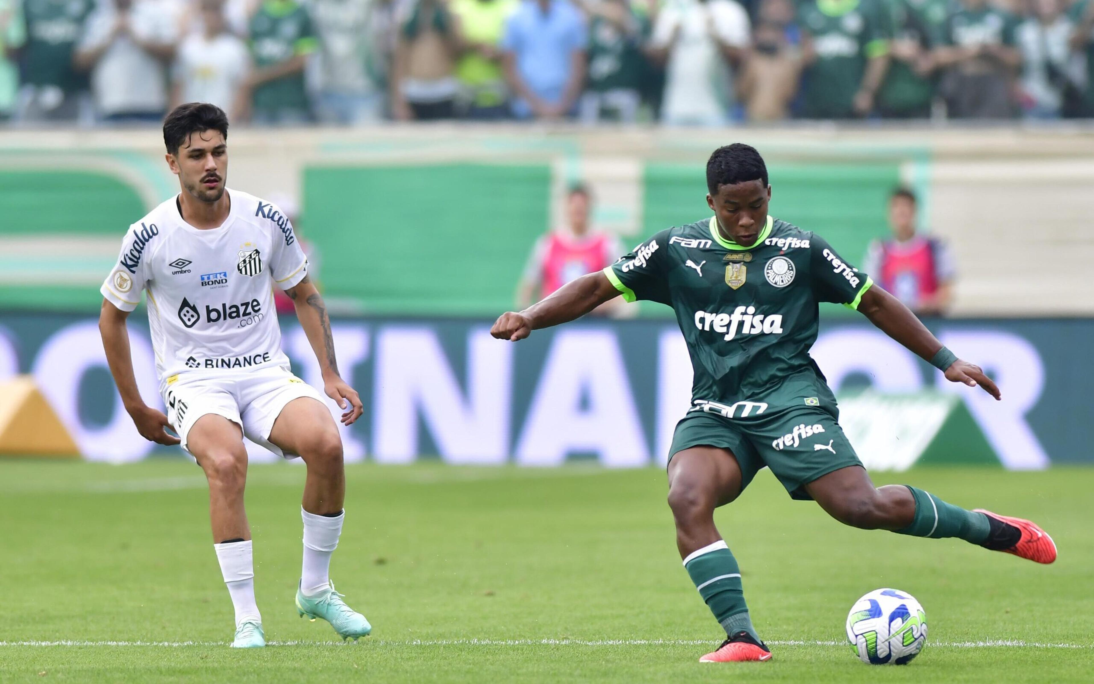 Palmeiras recebe o Santos em possível único jogo entre os rivais em 2024