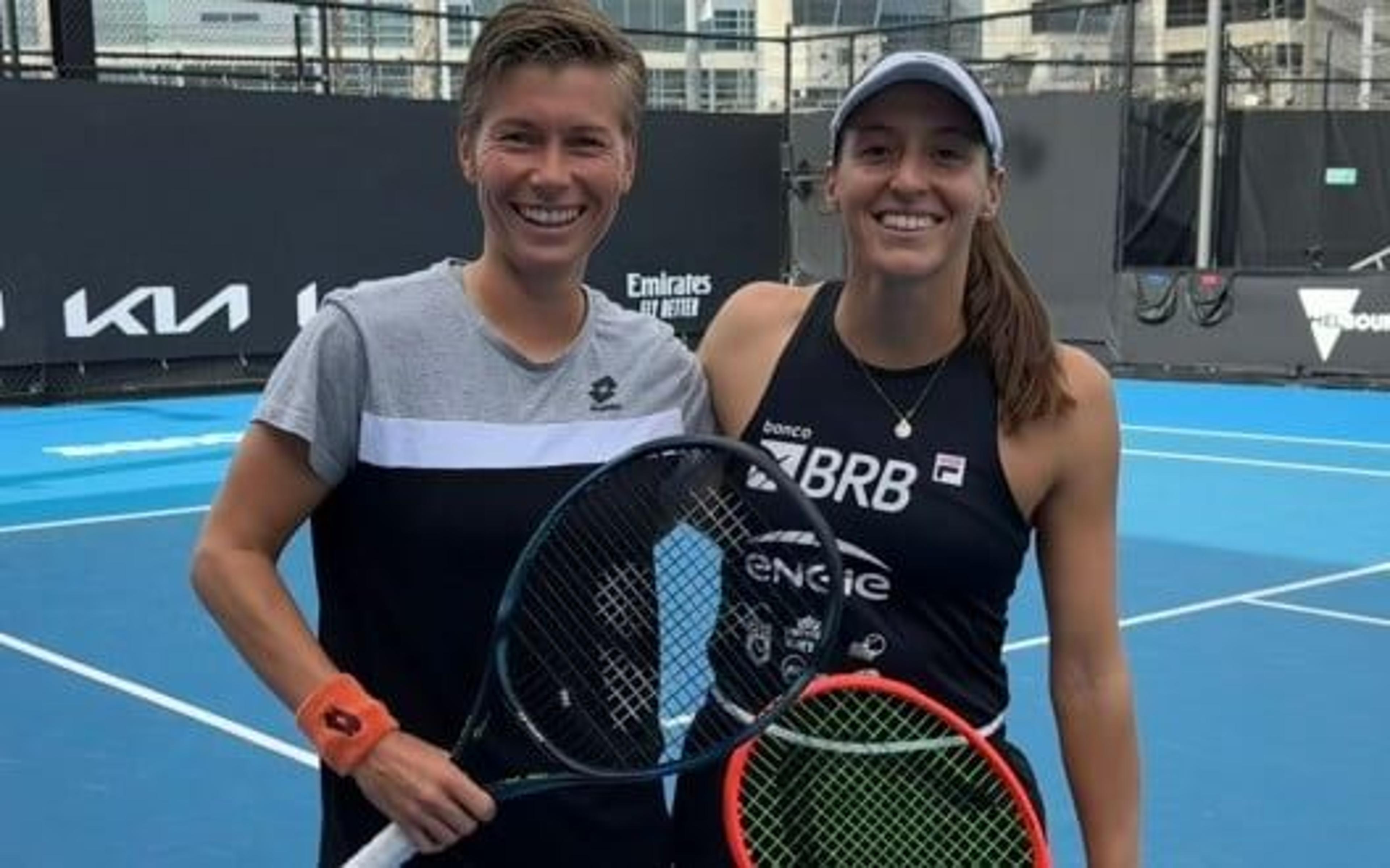 Luisa Stefani, Ingrid Martins e Melo estreiam no Australian Open