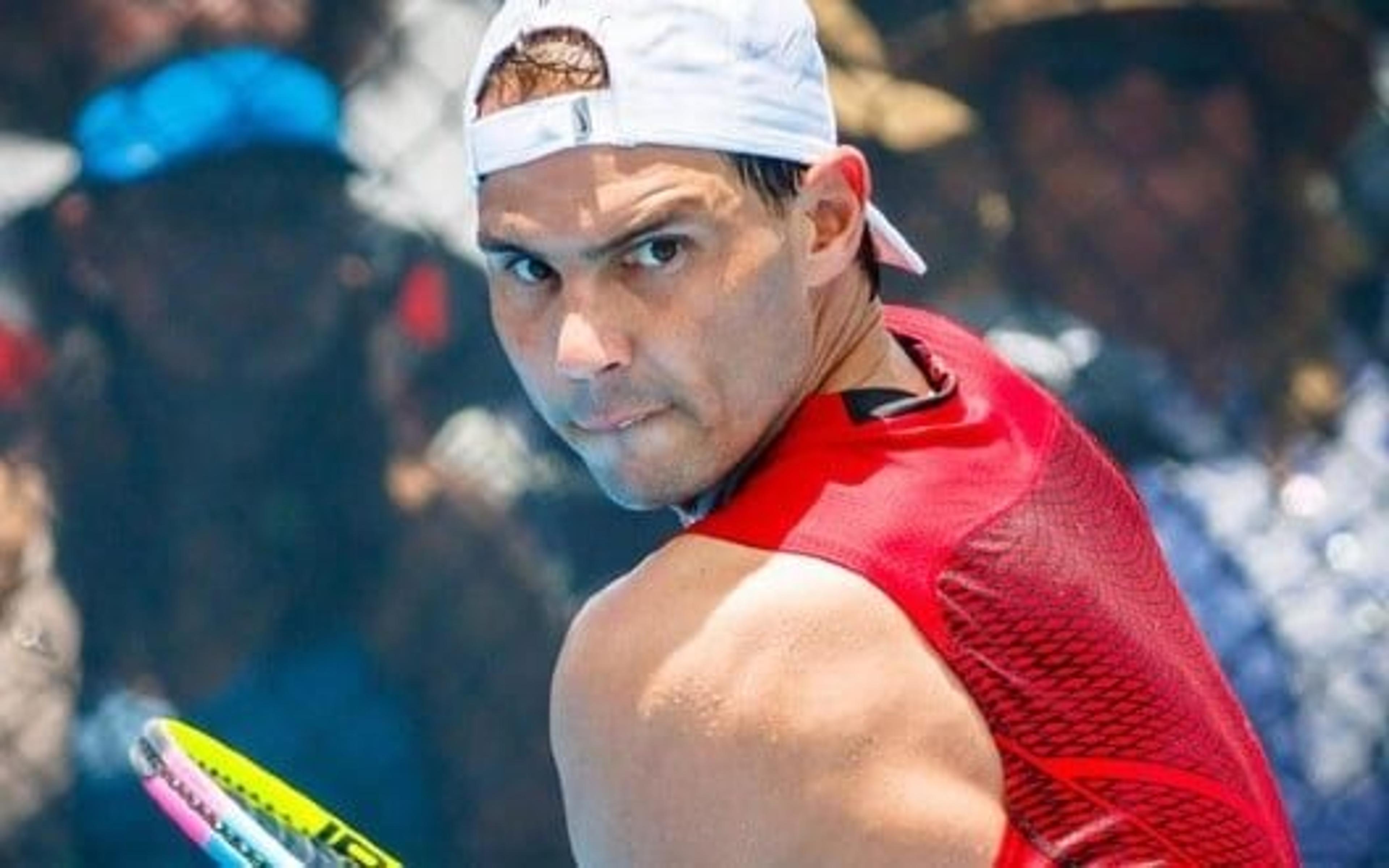 Nadal encara Thiem em seu retorno na manhã desta terça em Brisbane