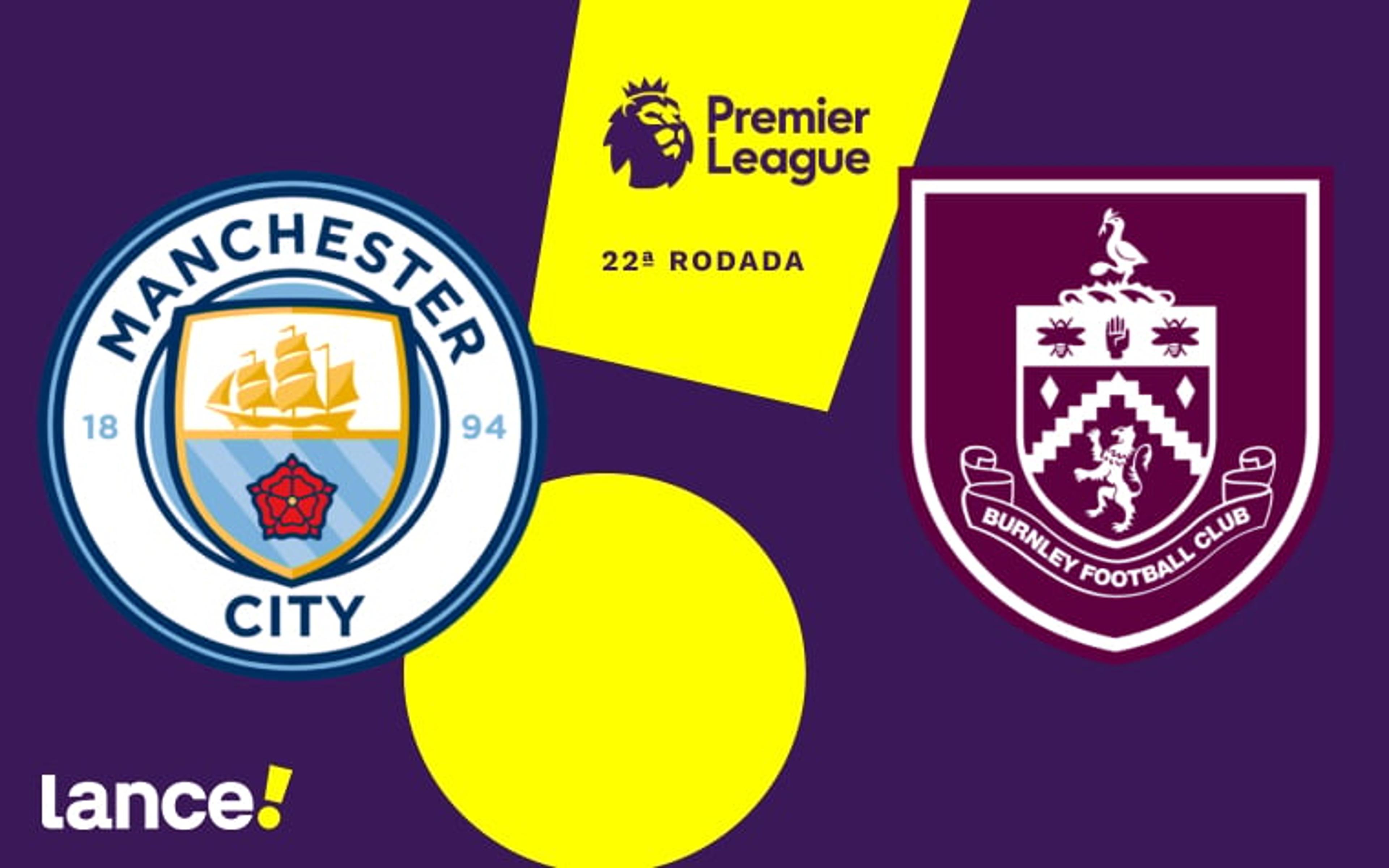 Manchester City x Burnley: onde assistir ao vivo, horário e prováveis escalações do jogo pela Premier League