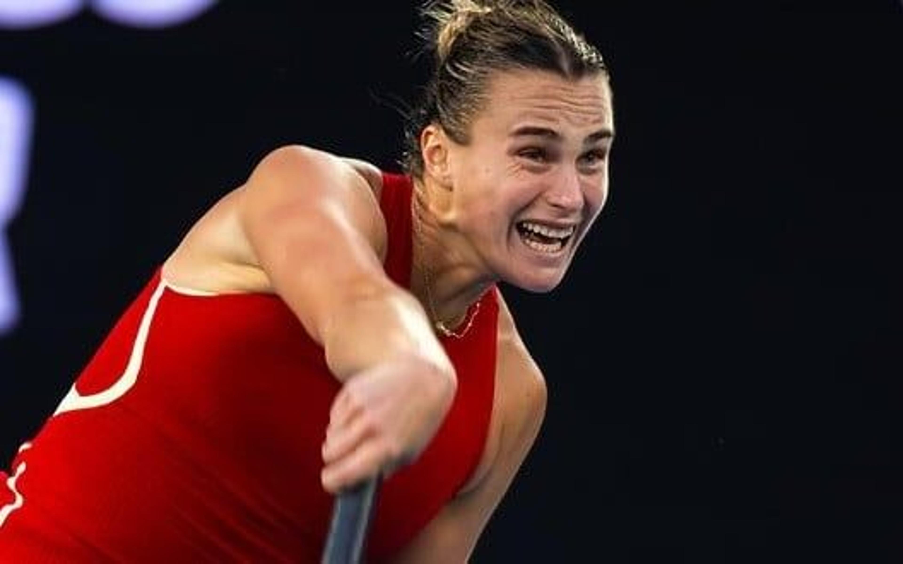 Sabalenka passa fácil por tcheca no Australian Open e brinca com Djokovic