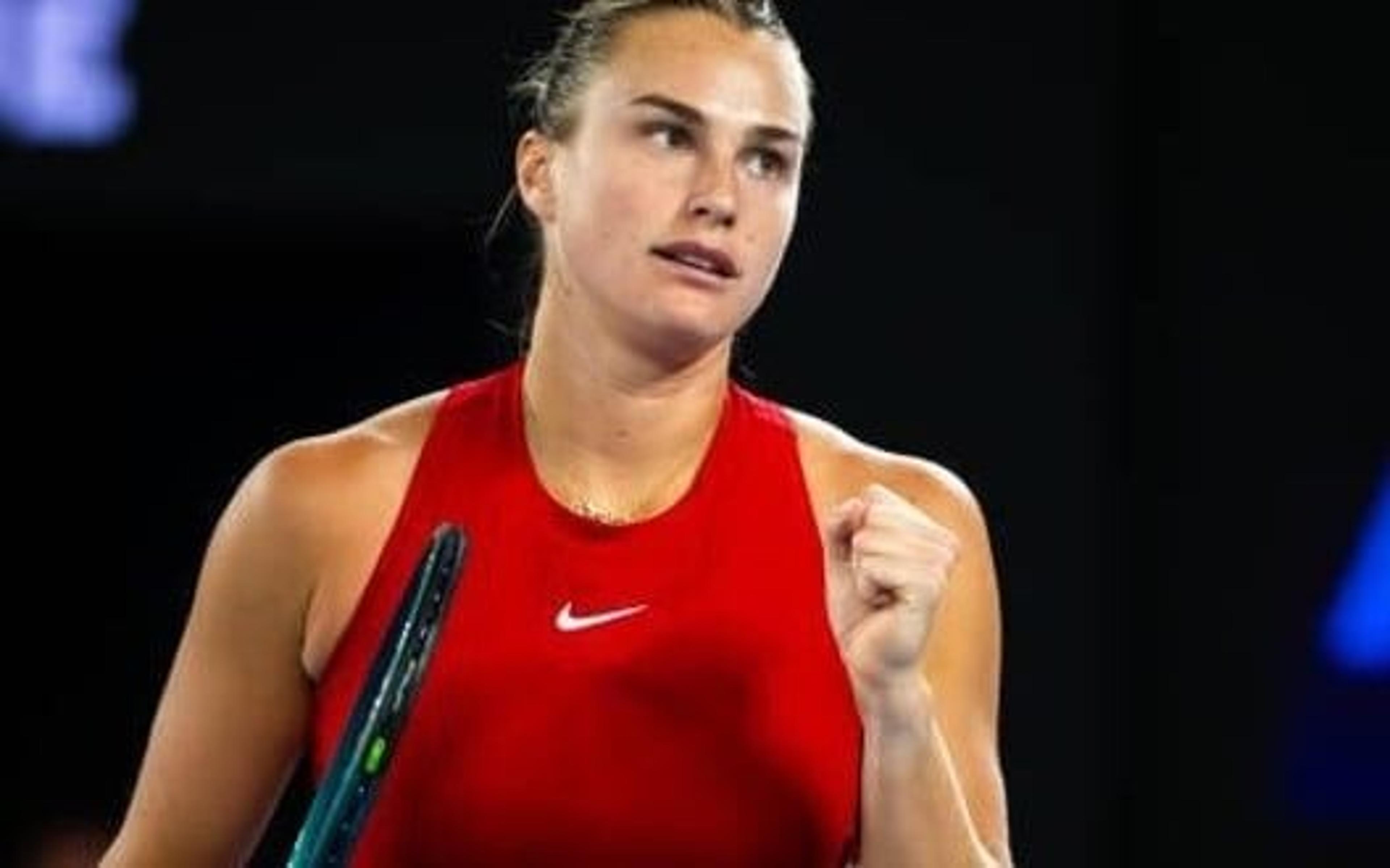 Sabalenka arrasa e faz alemã chorar na estreia no Australian Open